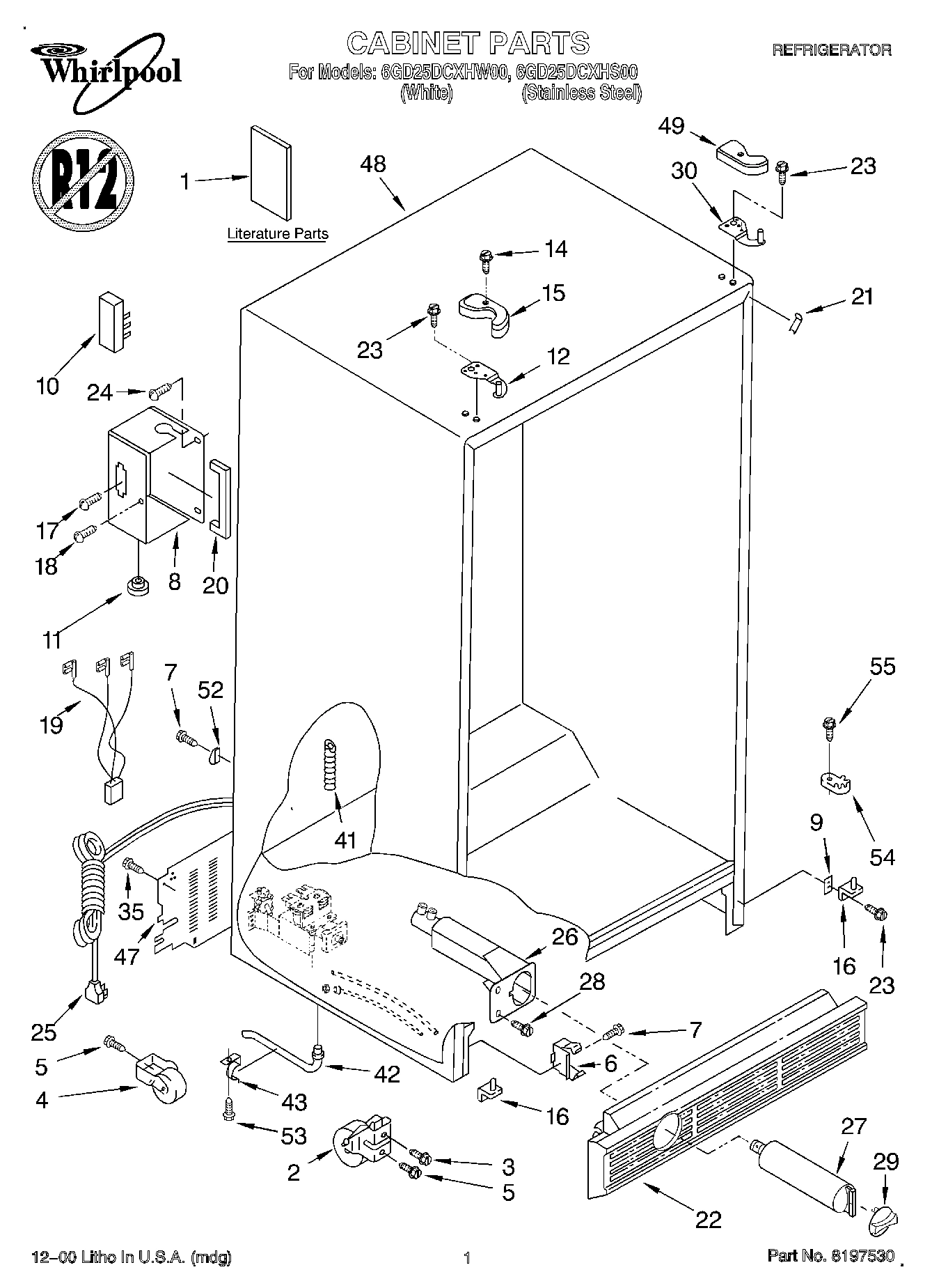 01 - CABINET, LITERATURE