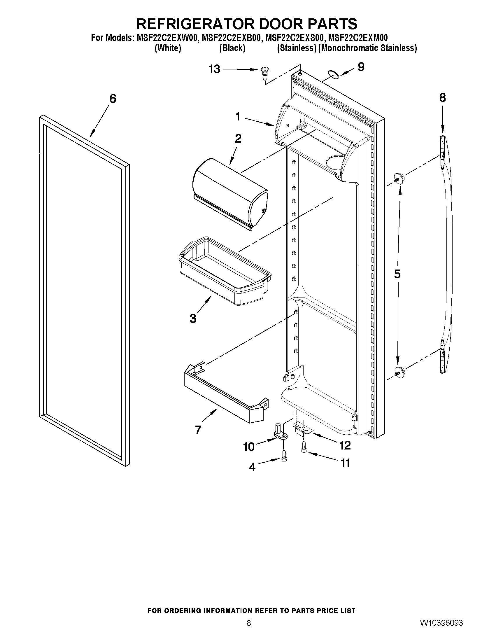 06 - REFRIGERATOR DOOR PARTS