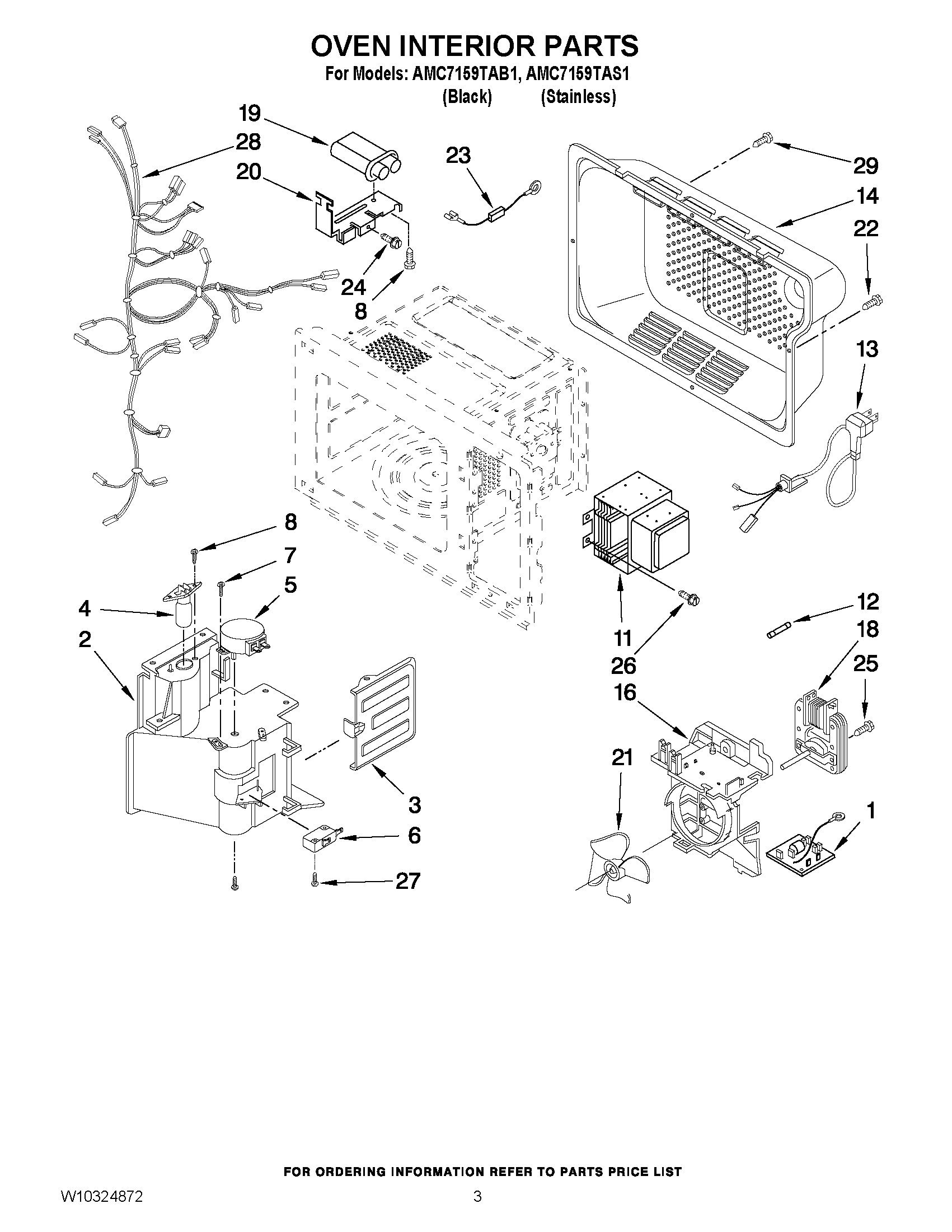 02 - OVEN INTERIOR PARTS