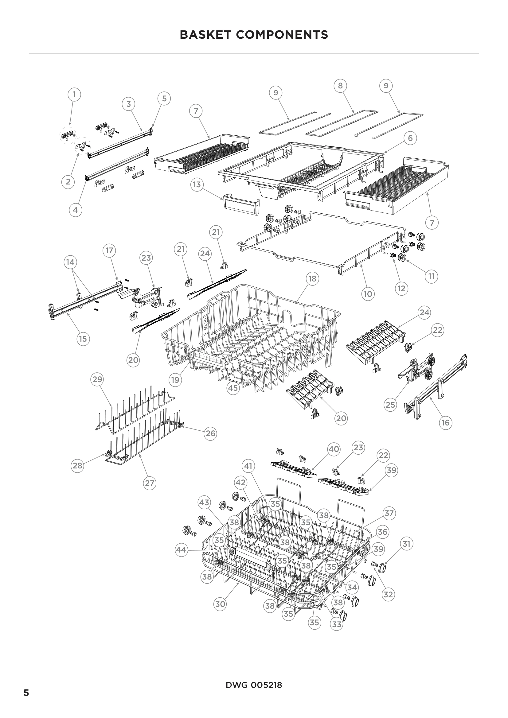 BASKET COMPONENTS