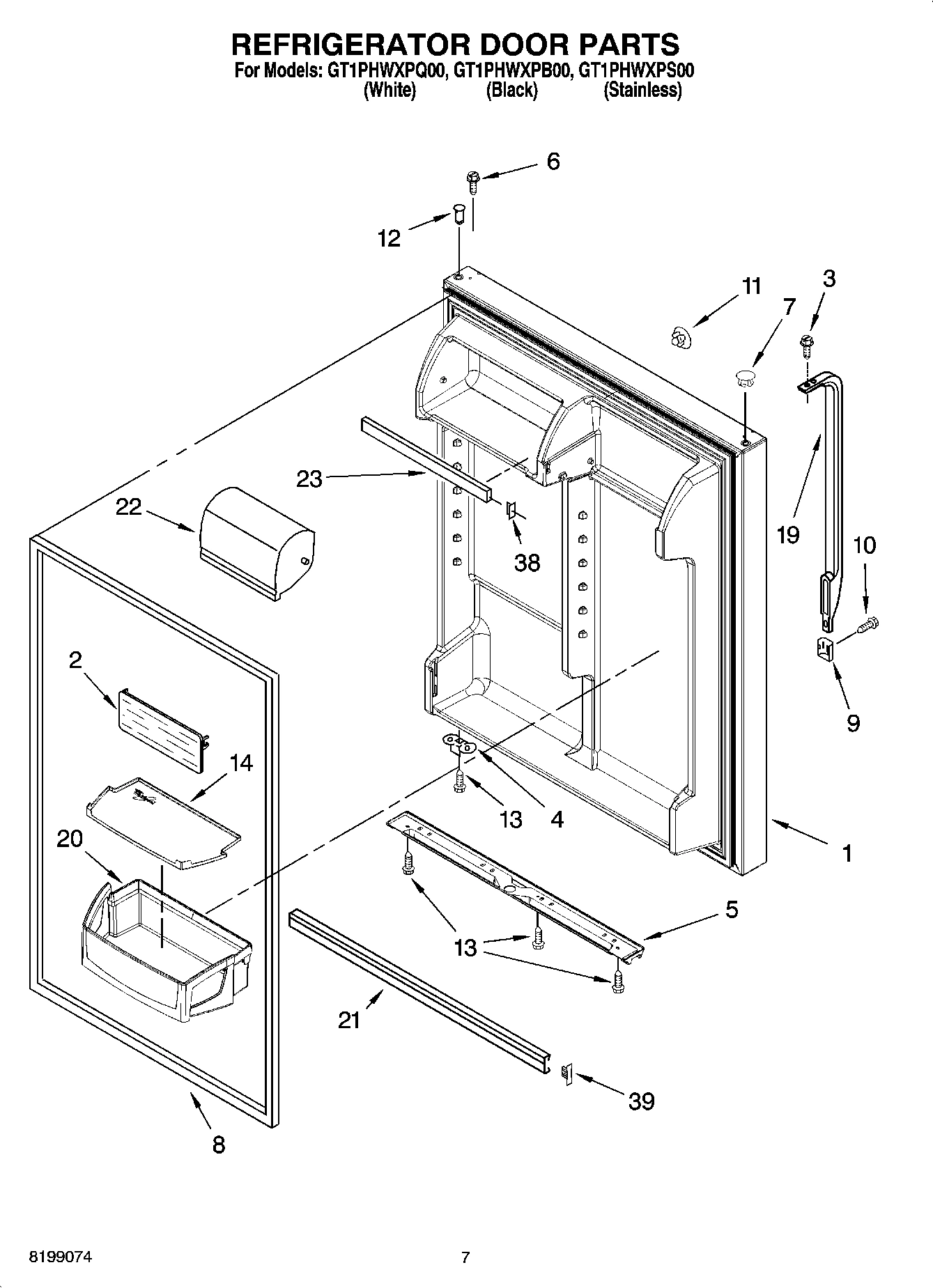 04 - REFRIGERATOR DOOR PARTS