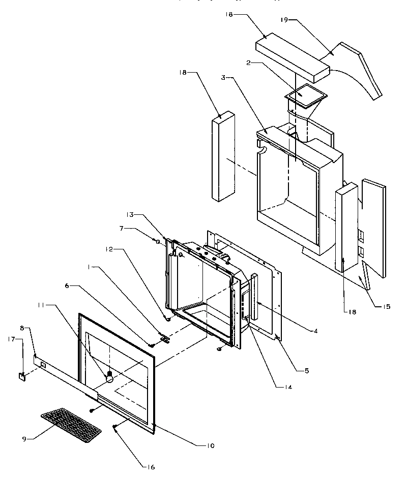 11 - ICE & WATER CAVITY ASSY