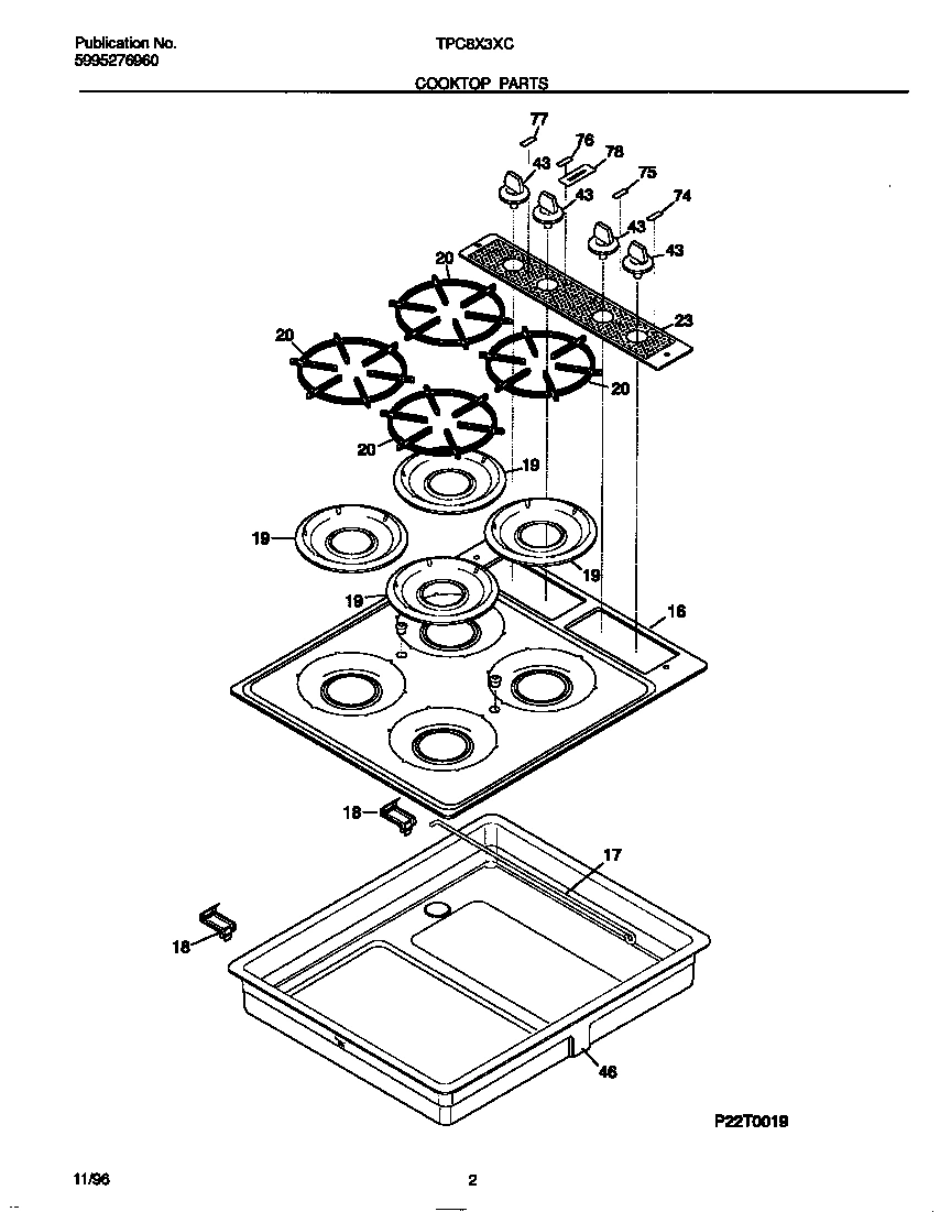 02 - COOKTOP PARTS