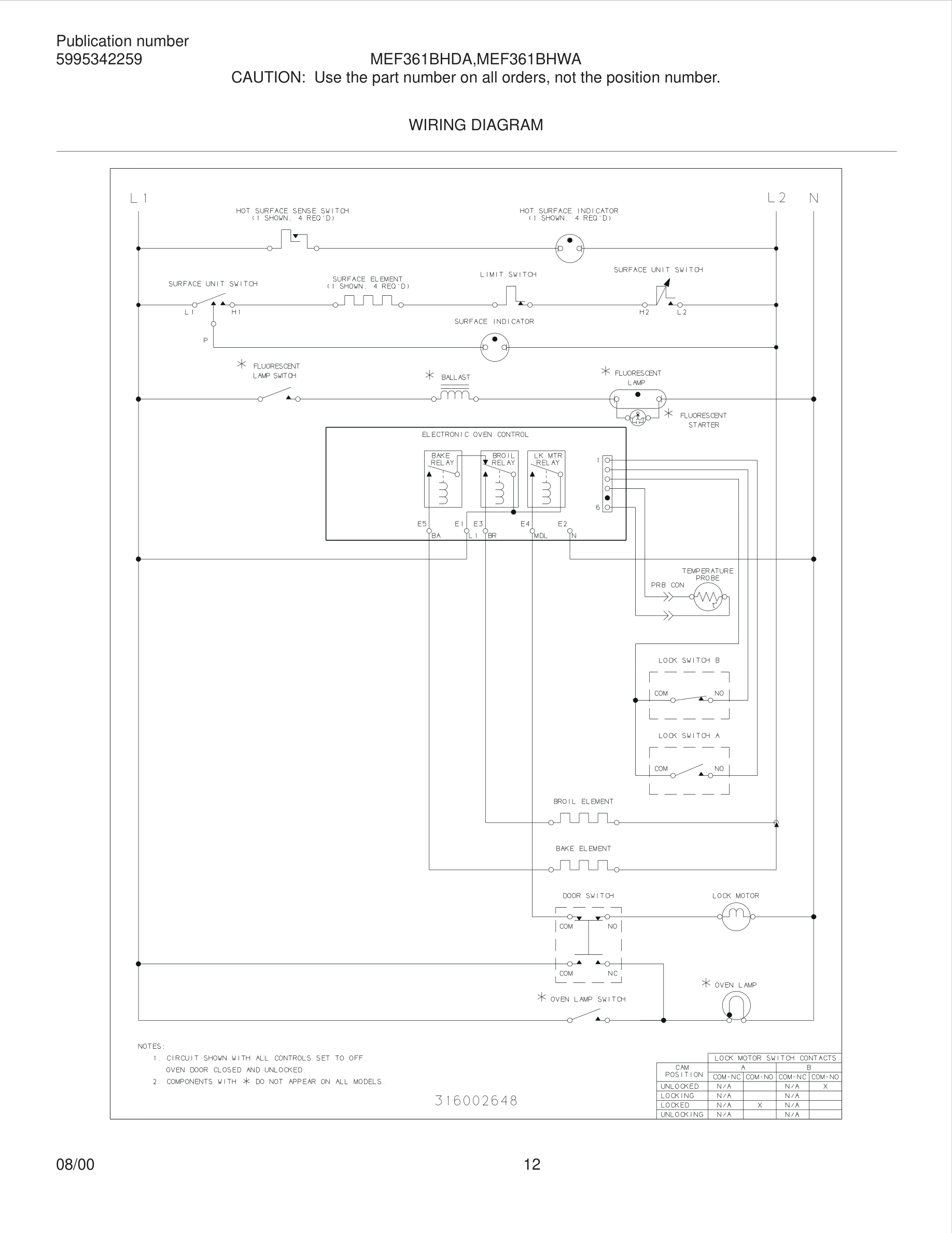 12 - WIRING DIAGRAM