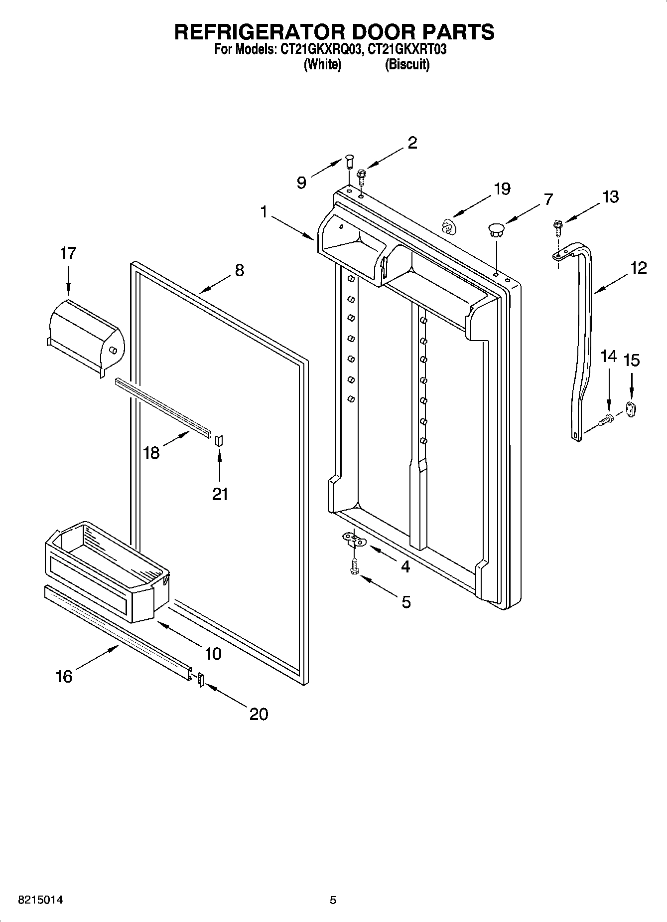 04 - REFRIGERATOR DOOR PARTS