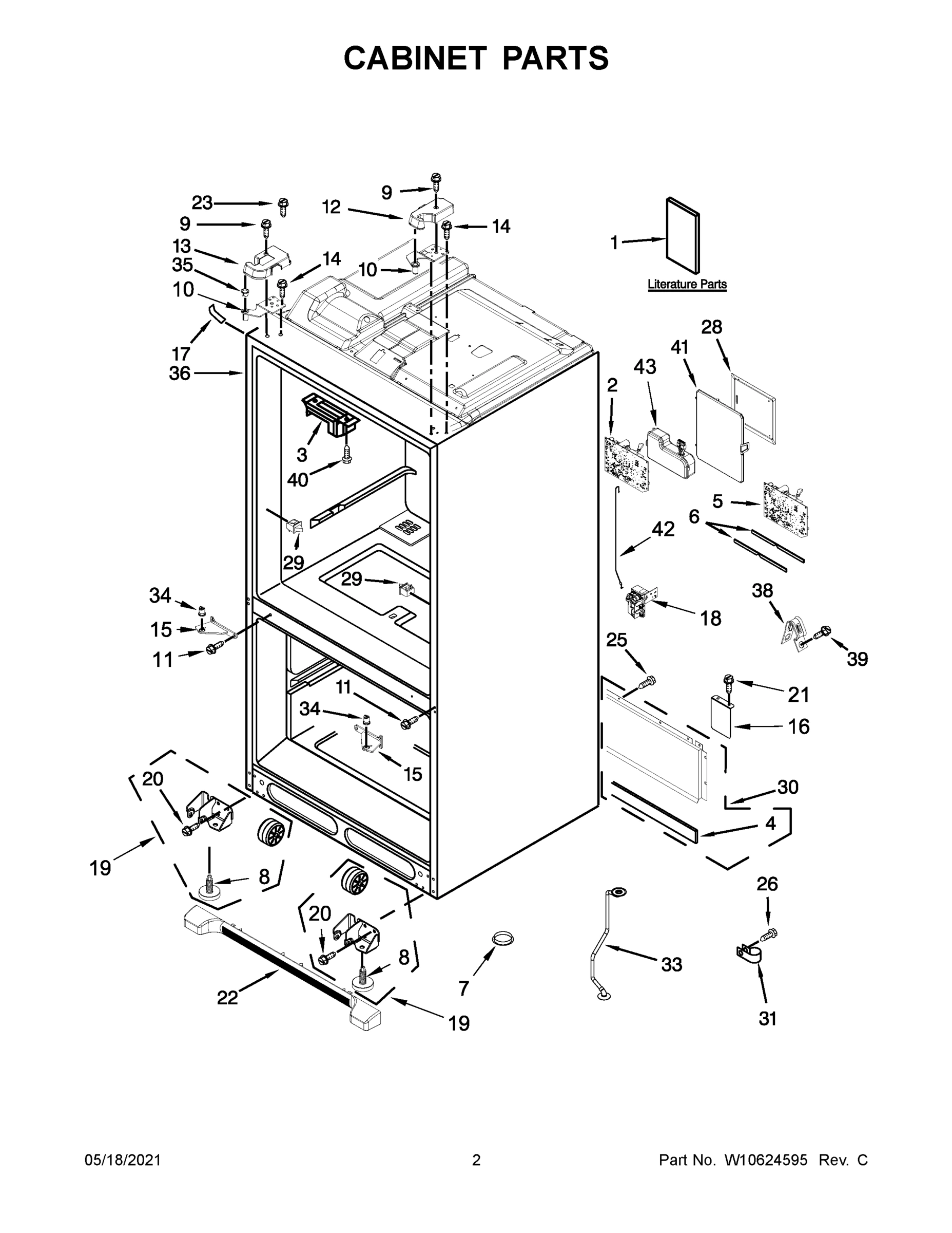 02 - CABINET PARTS
