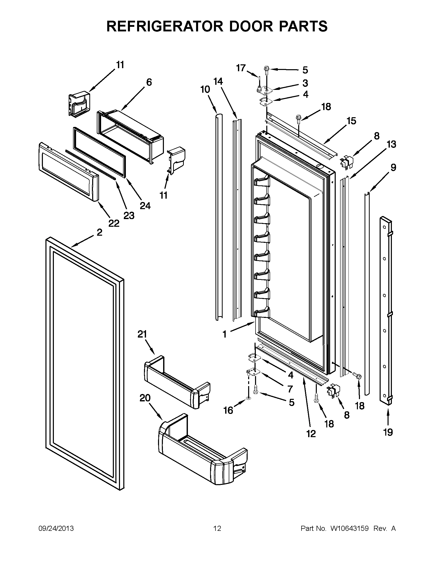 07 - REFRIGERATOR DOOR PARTS