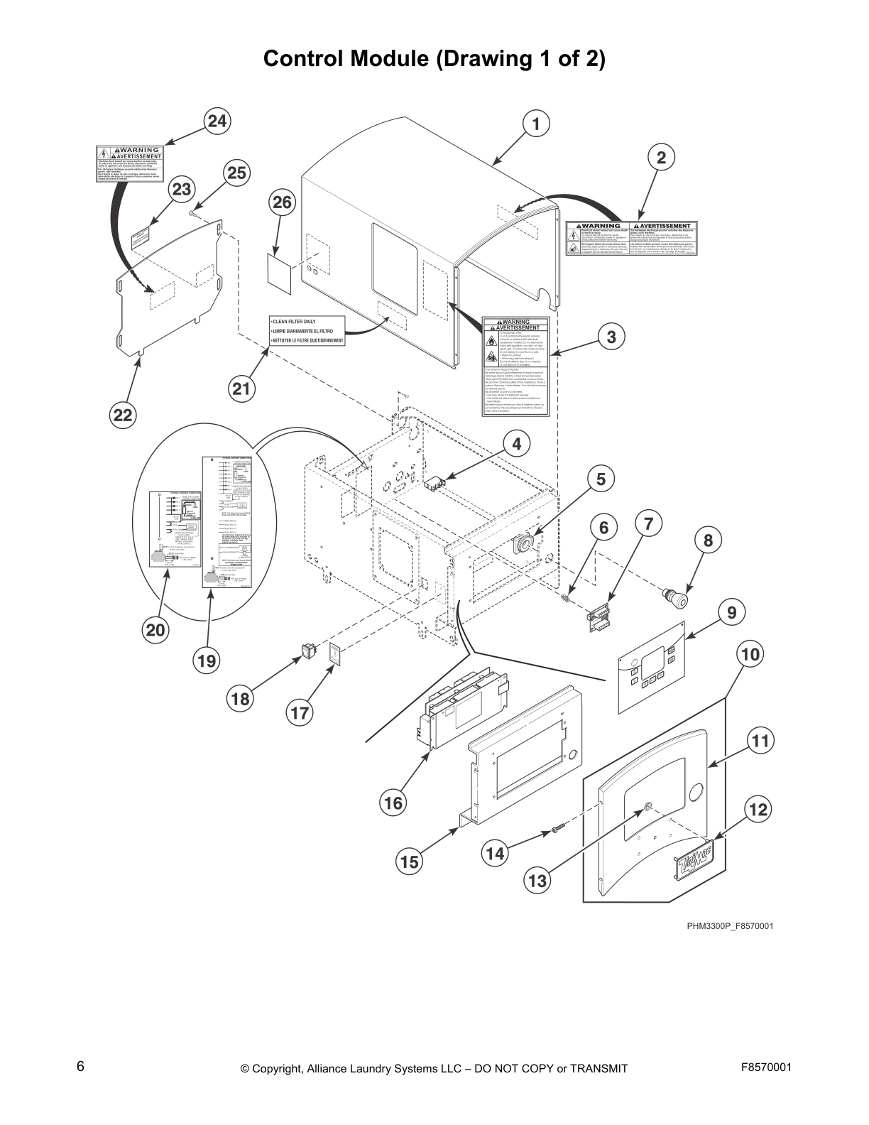 Control Module (Drawing 1 of 2)