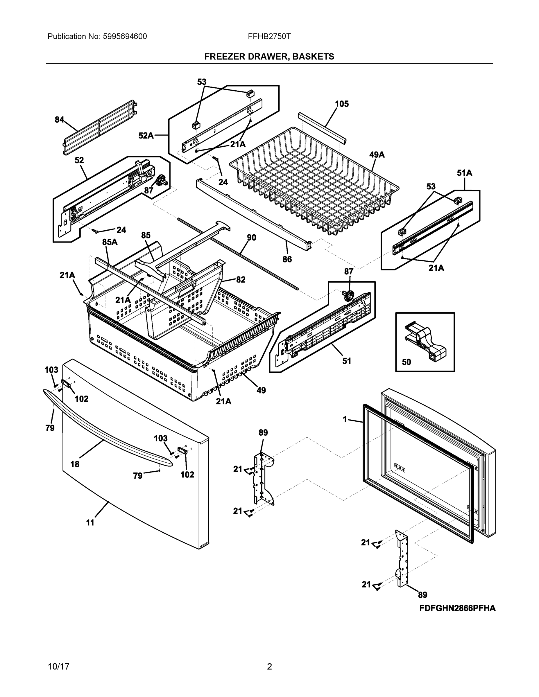 02 - FREEZER DRAWER, BASKETS