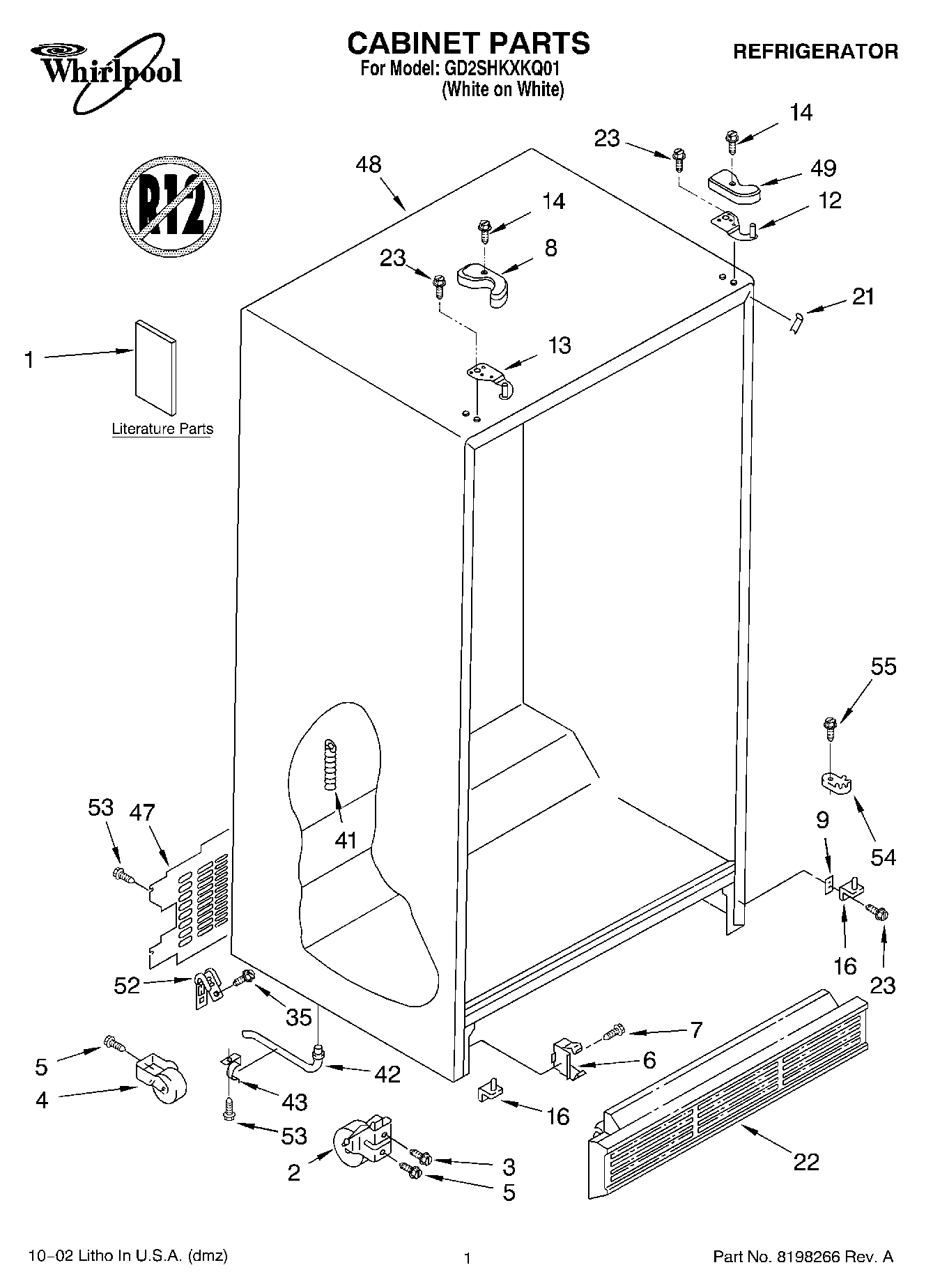 01 - CABINET, LITERATURE