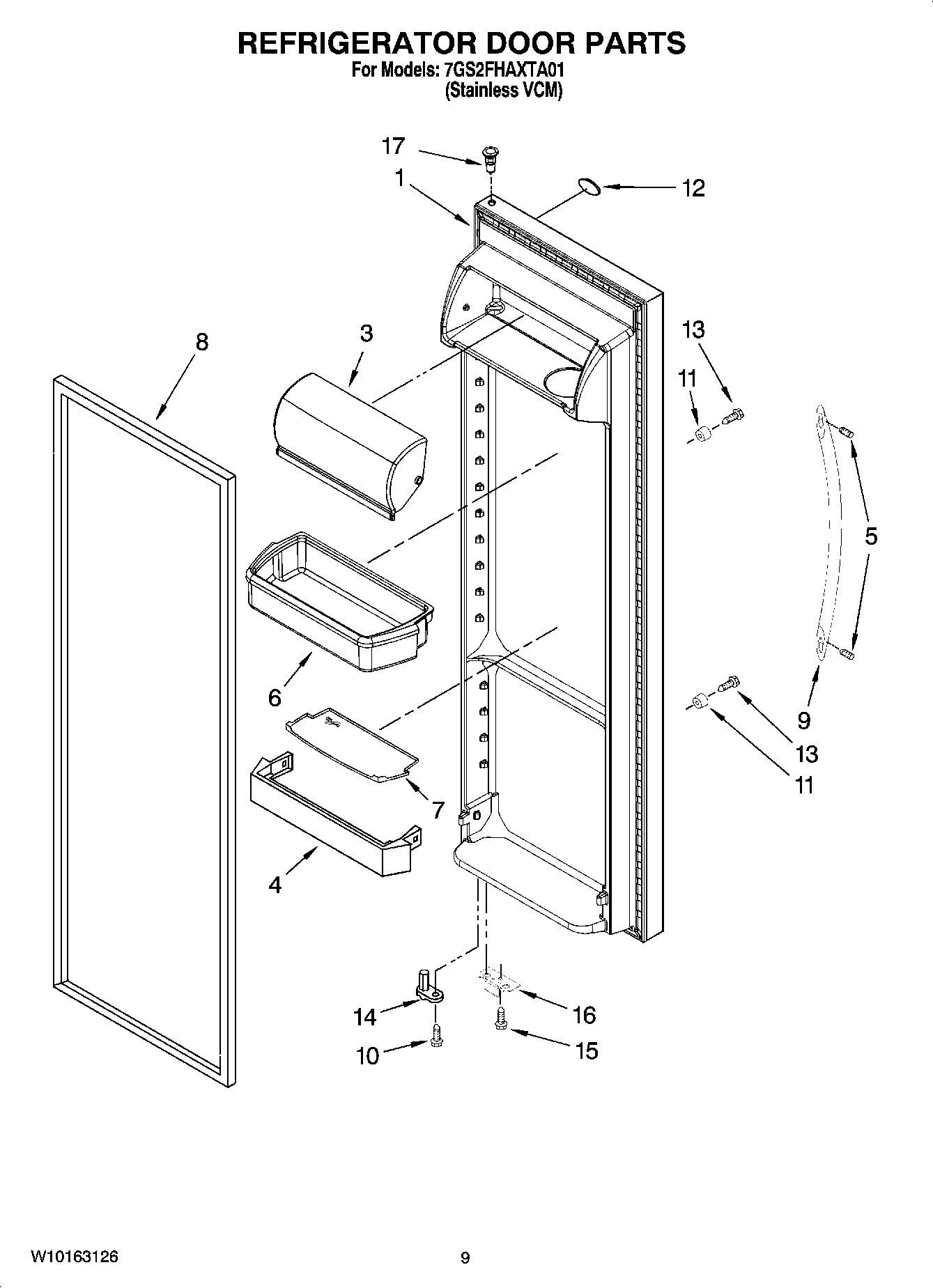 06 - REFRIGERATOR DOOR PARTS