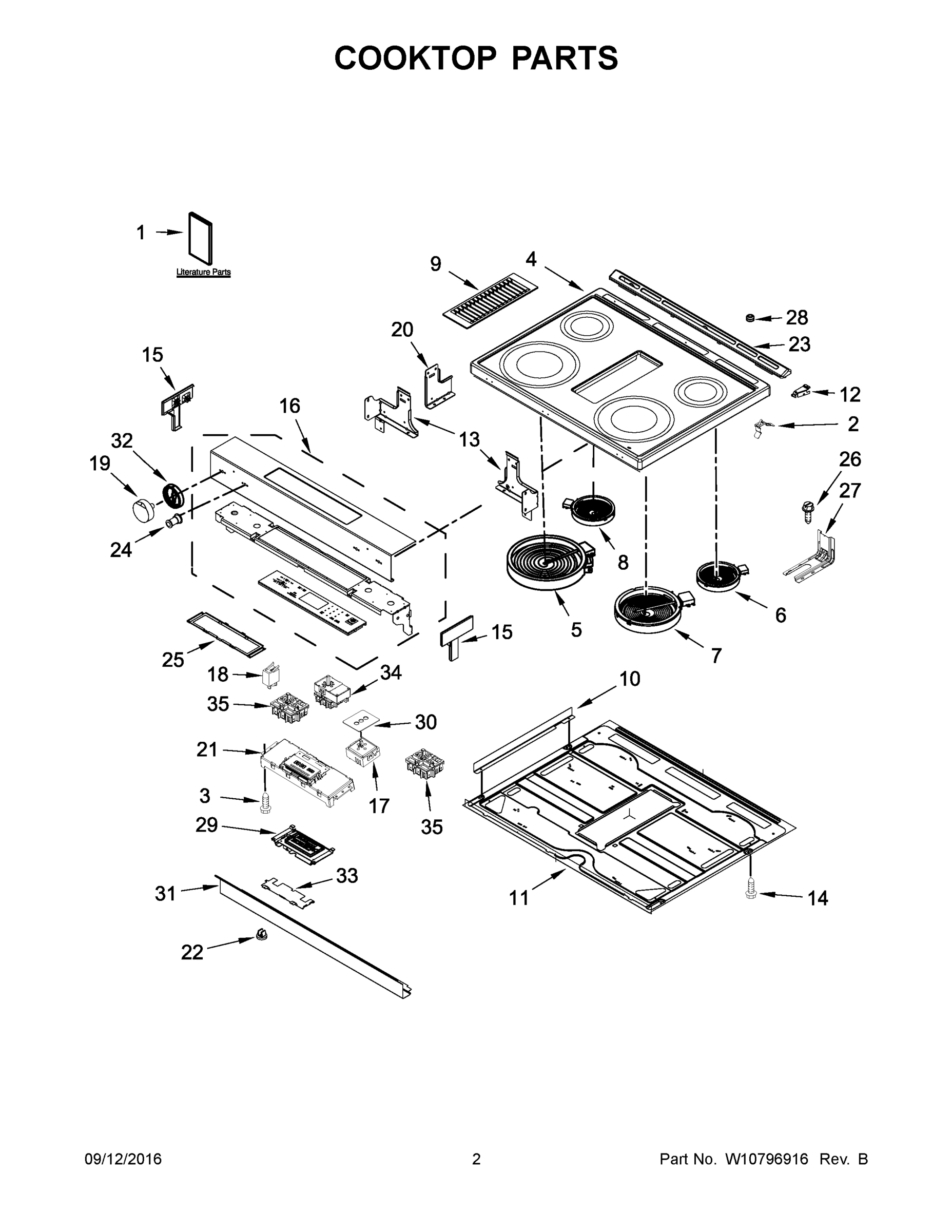 02 - COOKTOP PARTS