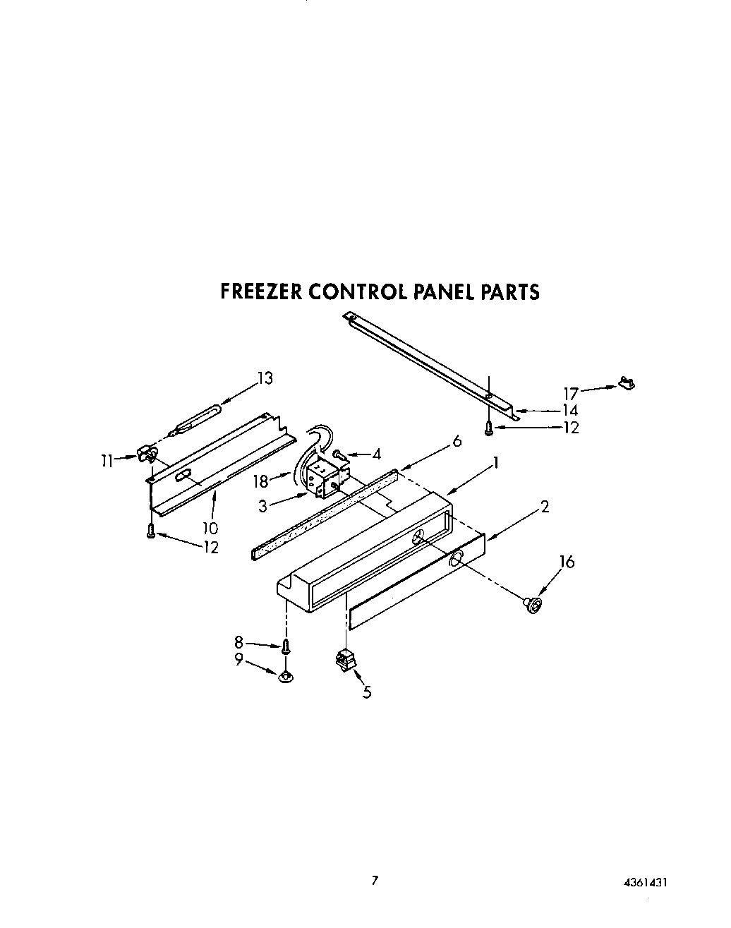 05 - FREEZER CONTROL PANEL