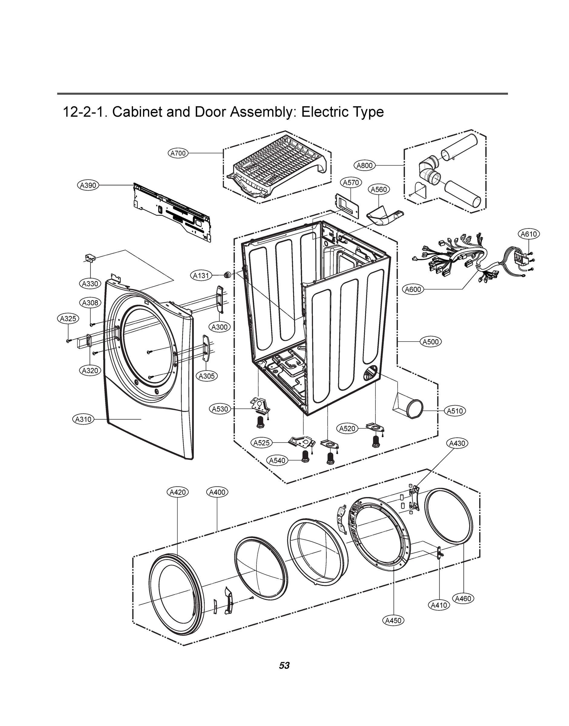 CABINET AND DOOR ASSEMBLY