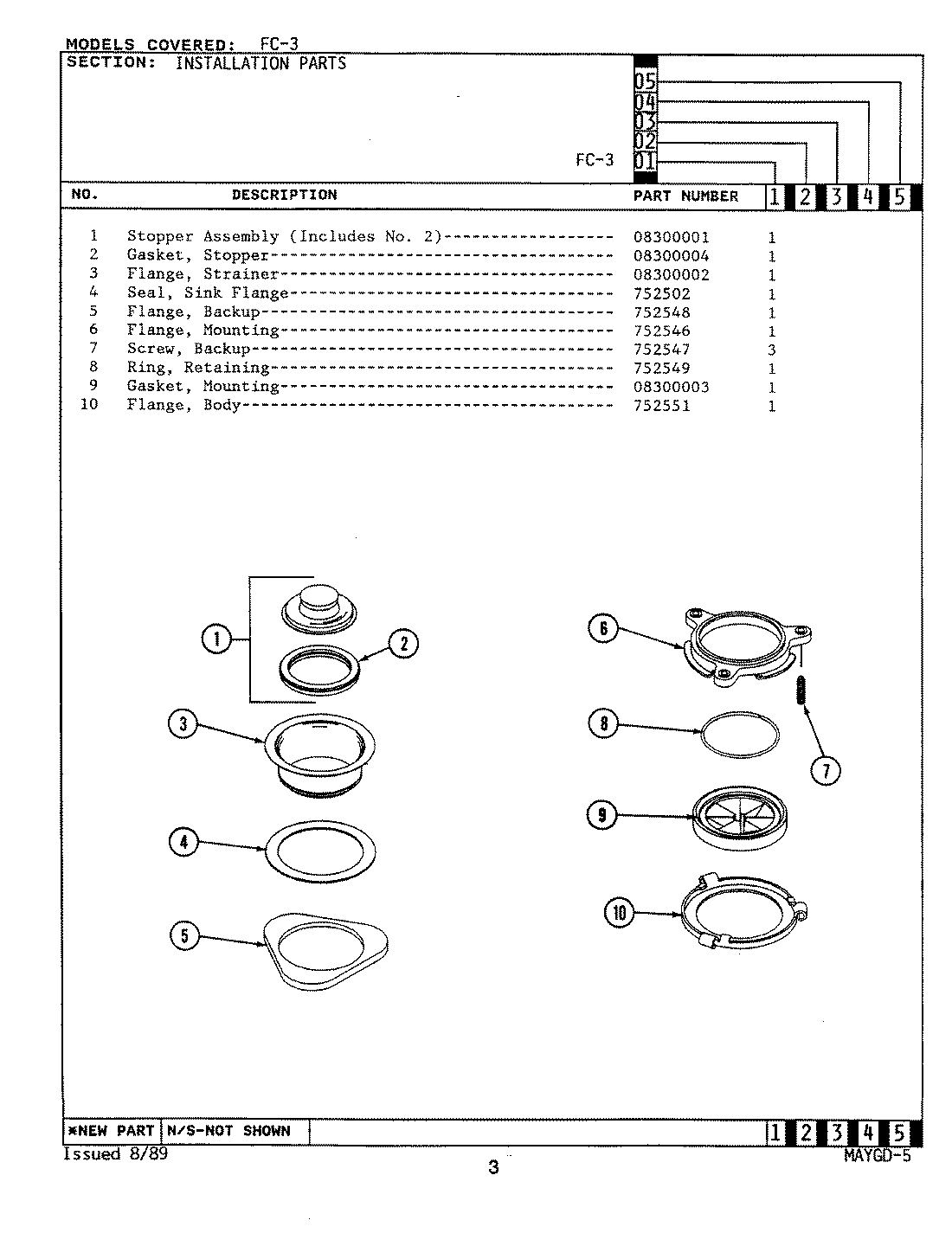 04 - INSTALLATION PARTS (FC1)