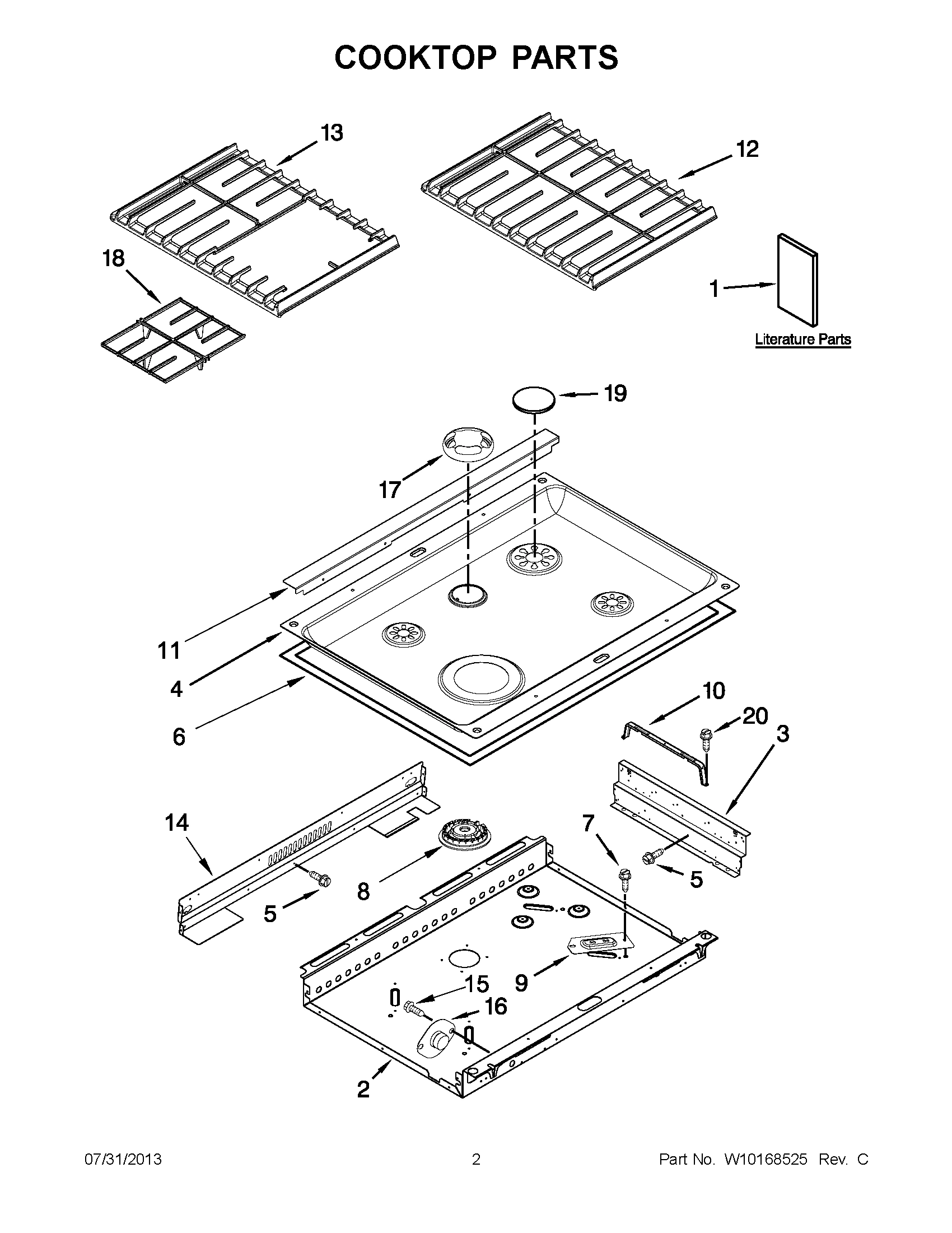 01 - COOKTOP PARTS
