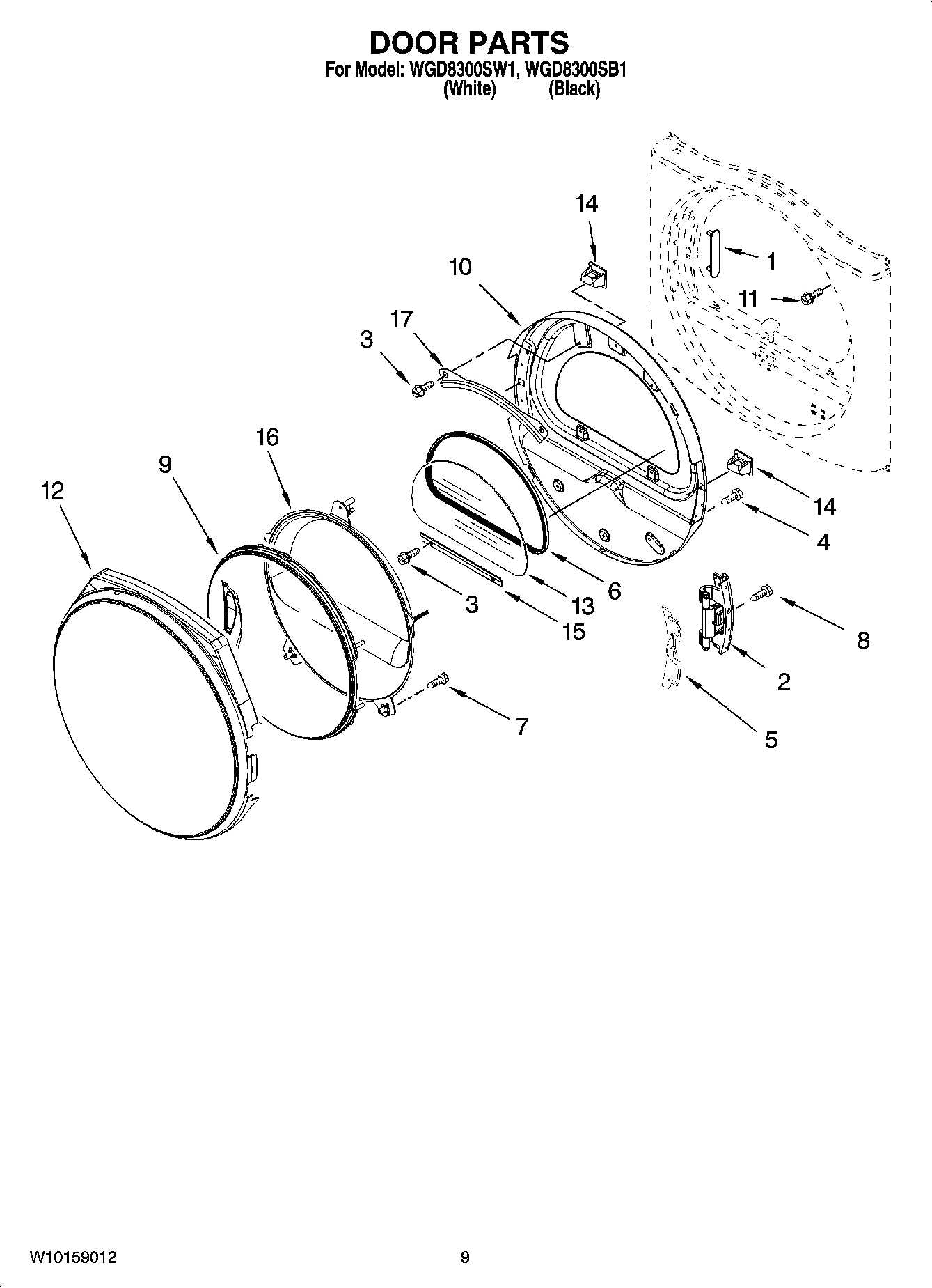 05 - DOOR PARTS, OPTIONAL PARTS (NOT INCLUDED)