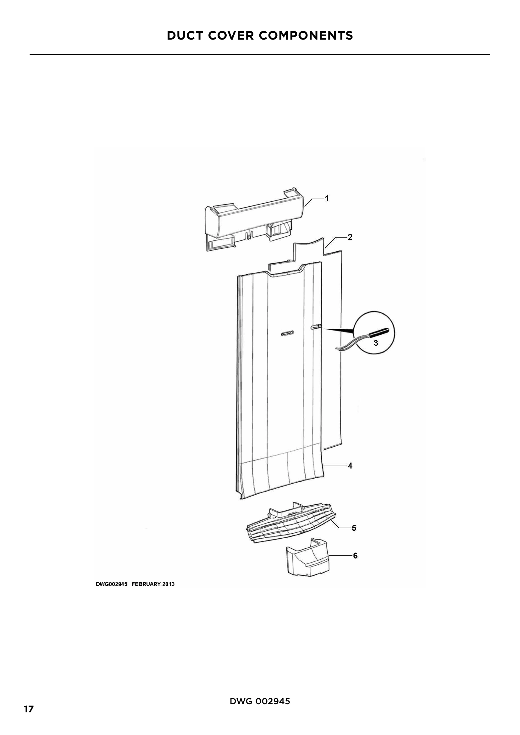 DUCT COVER COMPONENTS