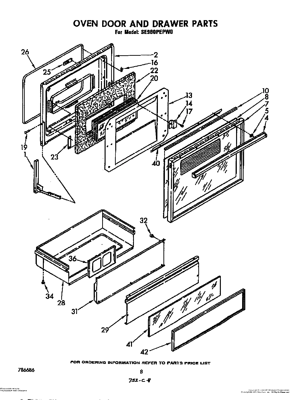 06 - OVEN DOOR AND DRAWER