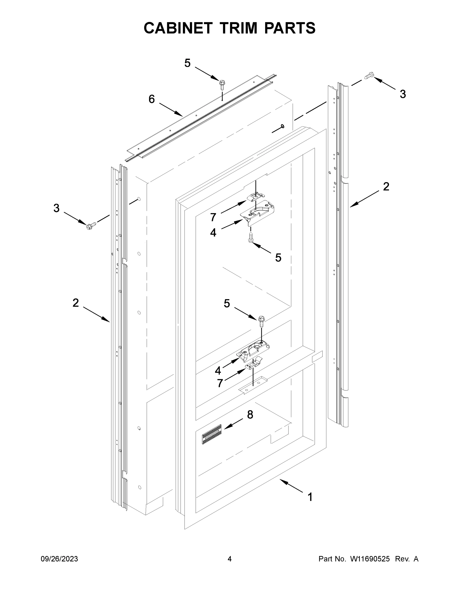 03 - CABINET TRIM PARTS