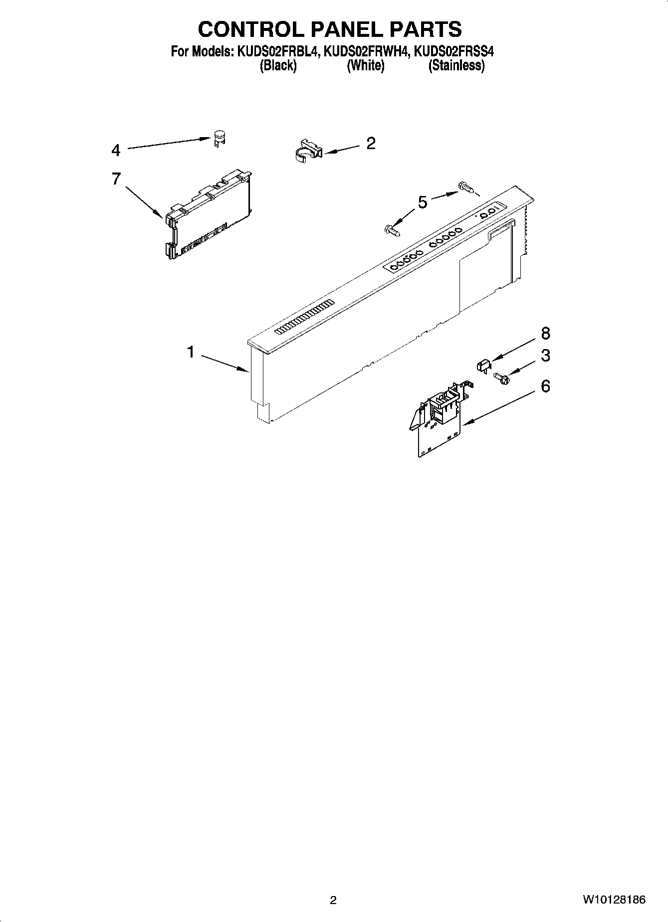 02 - CONTROL PANEL PARTS