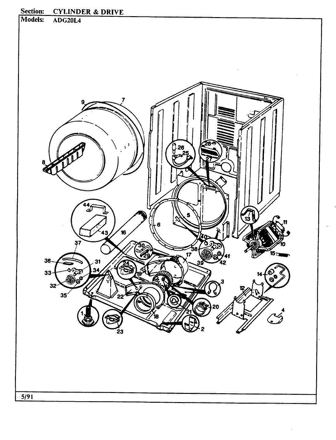 02 - CYLINDER & DRIVE