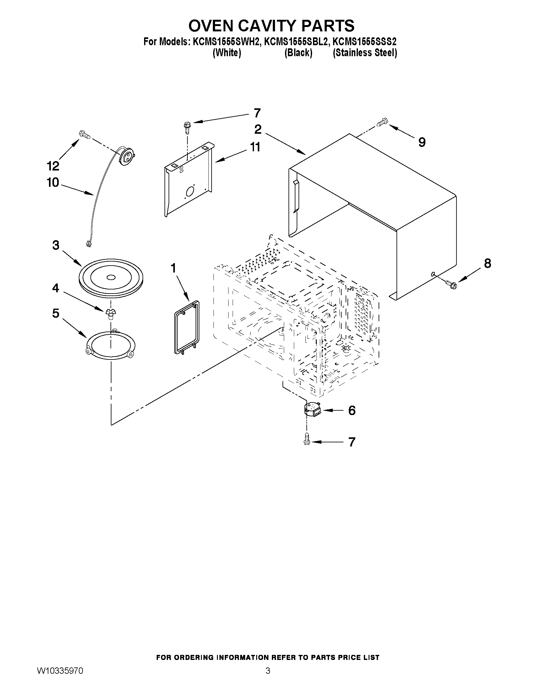 03 - OVEN CAVITY PARTS