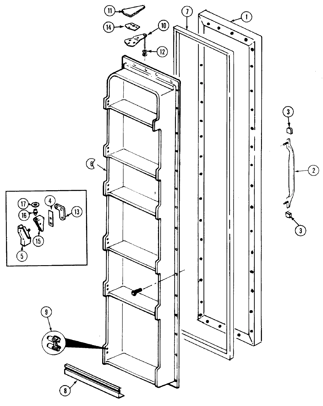 02 - FREEZER DOOR