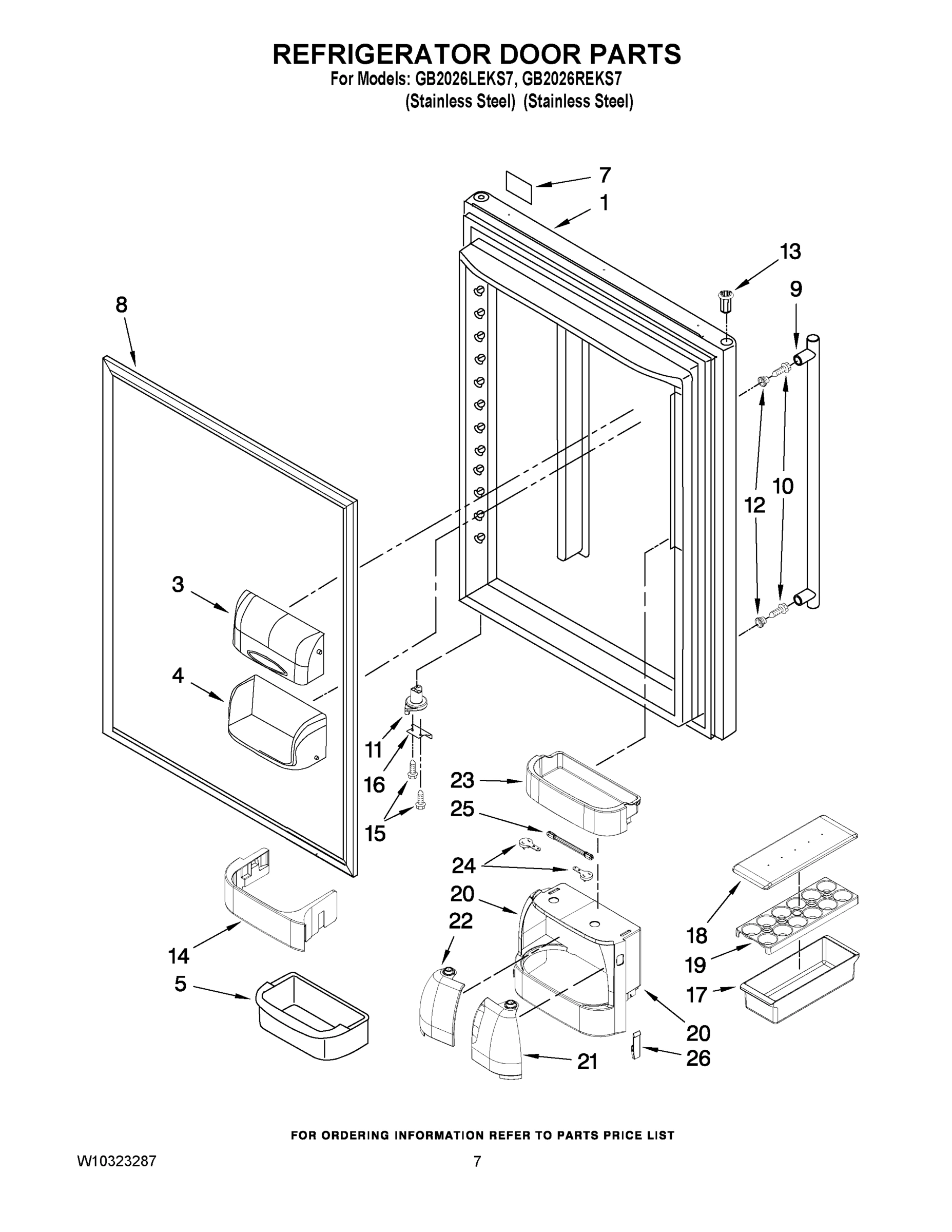 04 - REFRIGERATOR DOOR PARTS