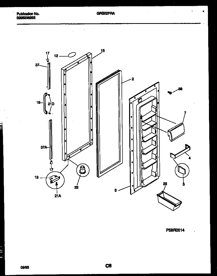 03 - REFRIGERATOR DOOR PARTS