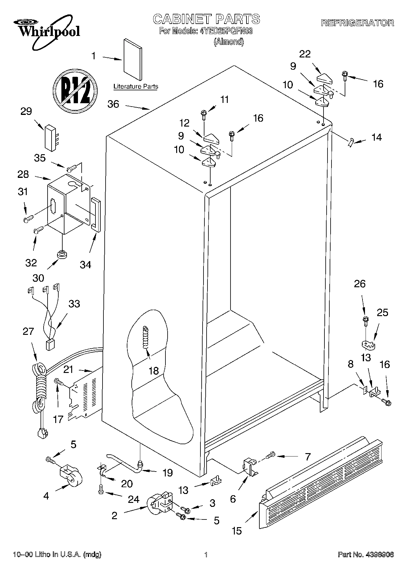 01 - CABINET, LITERATURE