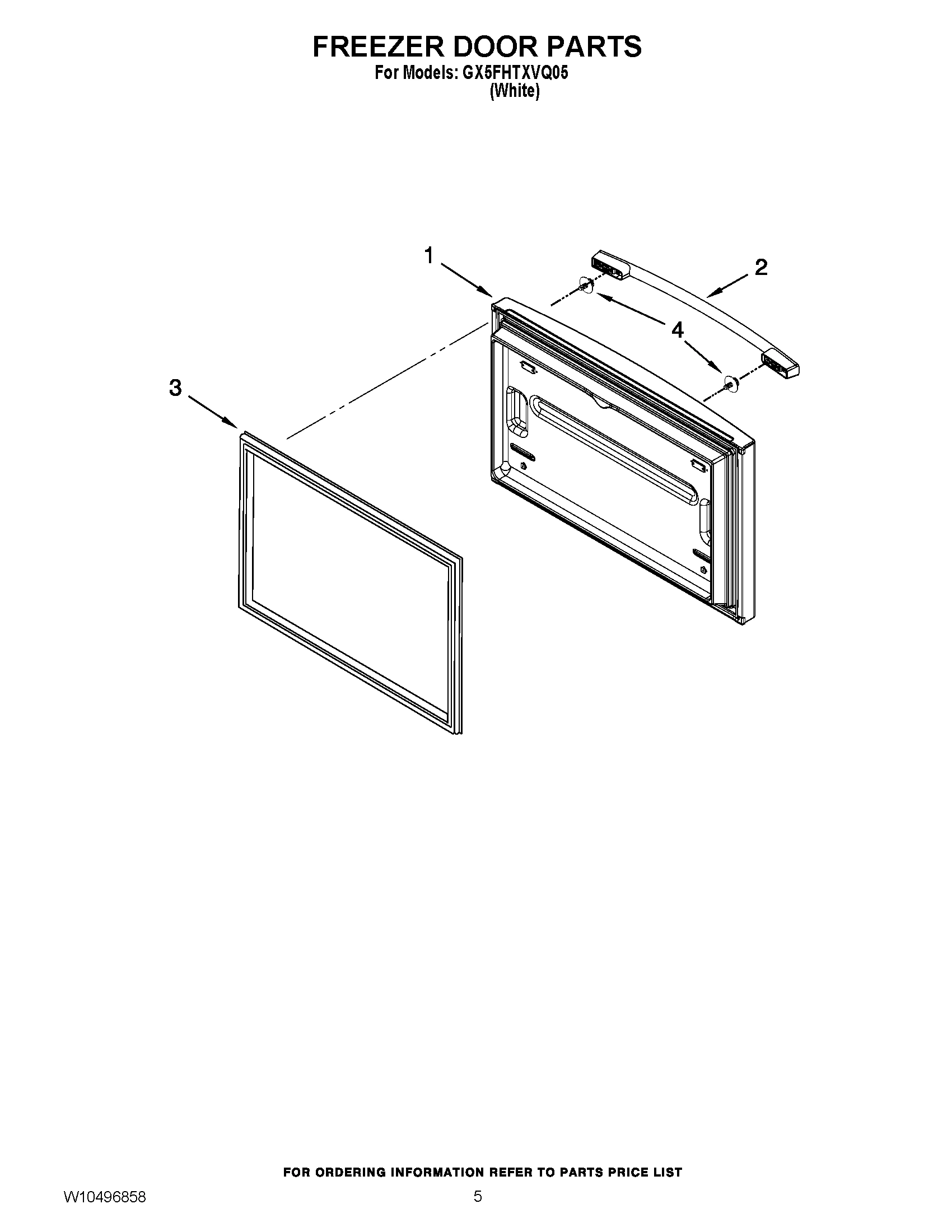 03 - FREEZER DOOR PARTS