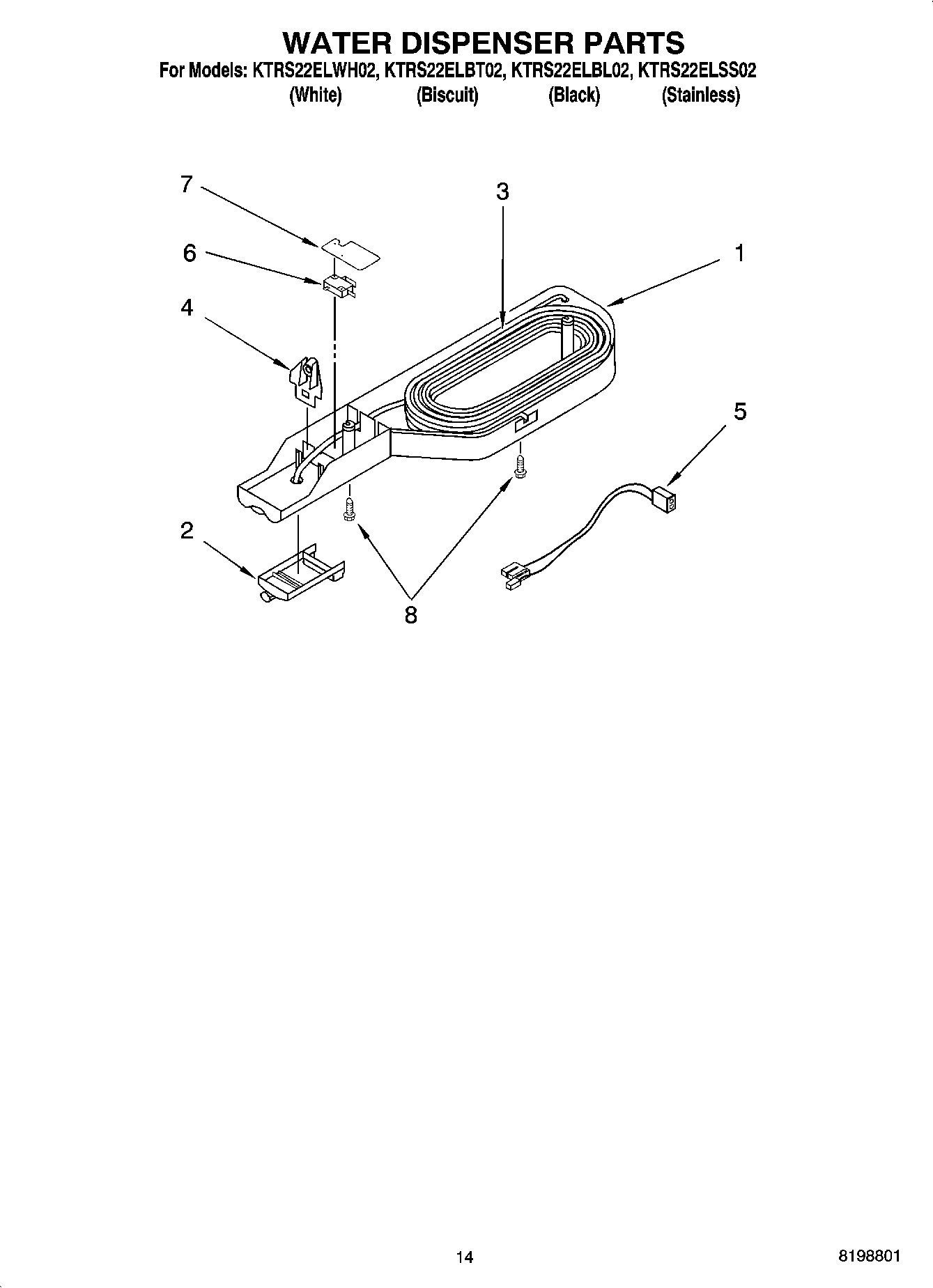 08 - WATER DISPENSER PARTS, OPTIONAL PARTS