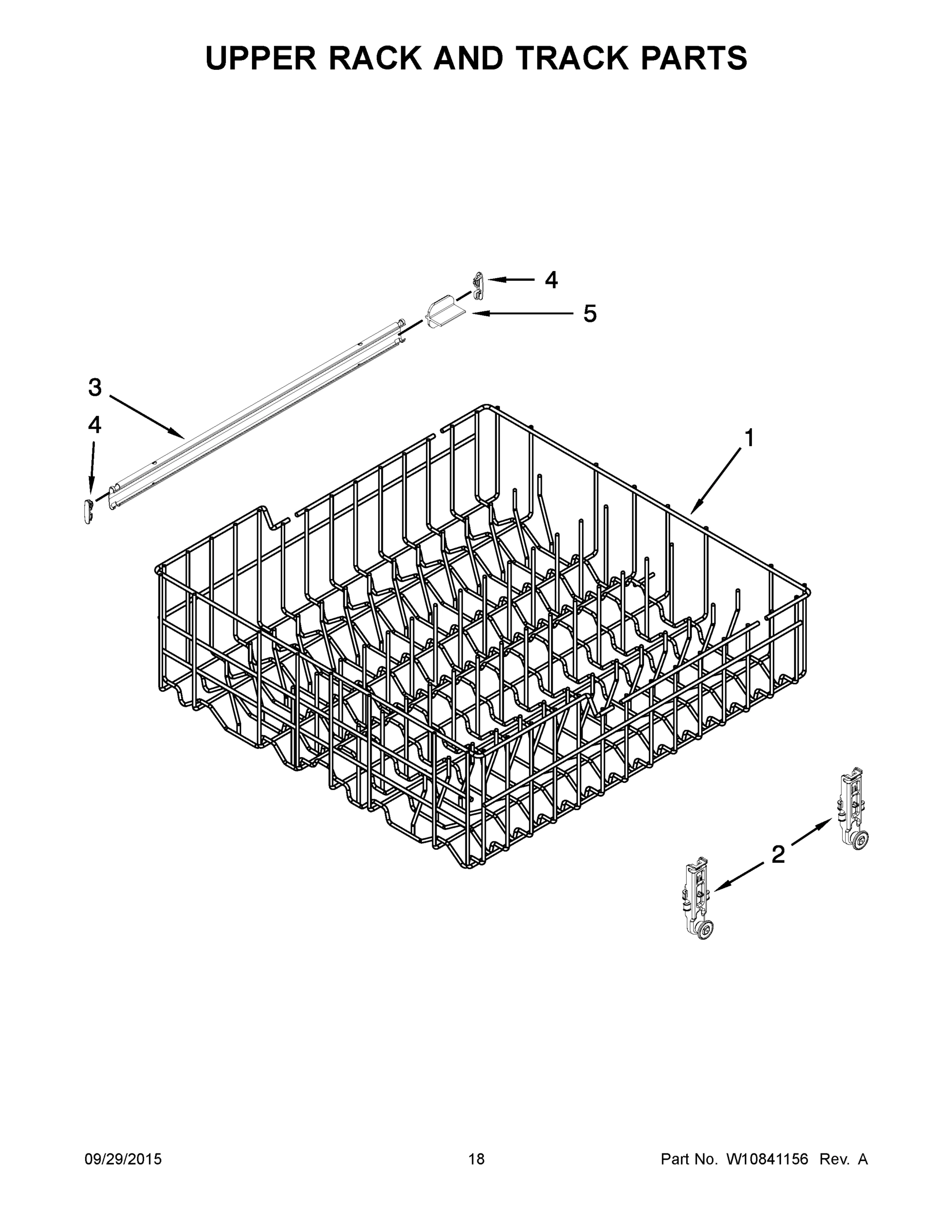 10 - UPPER RACK AND TRACK PARTS