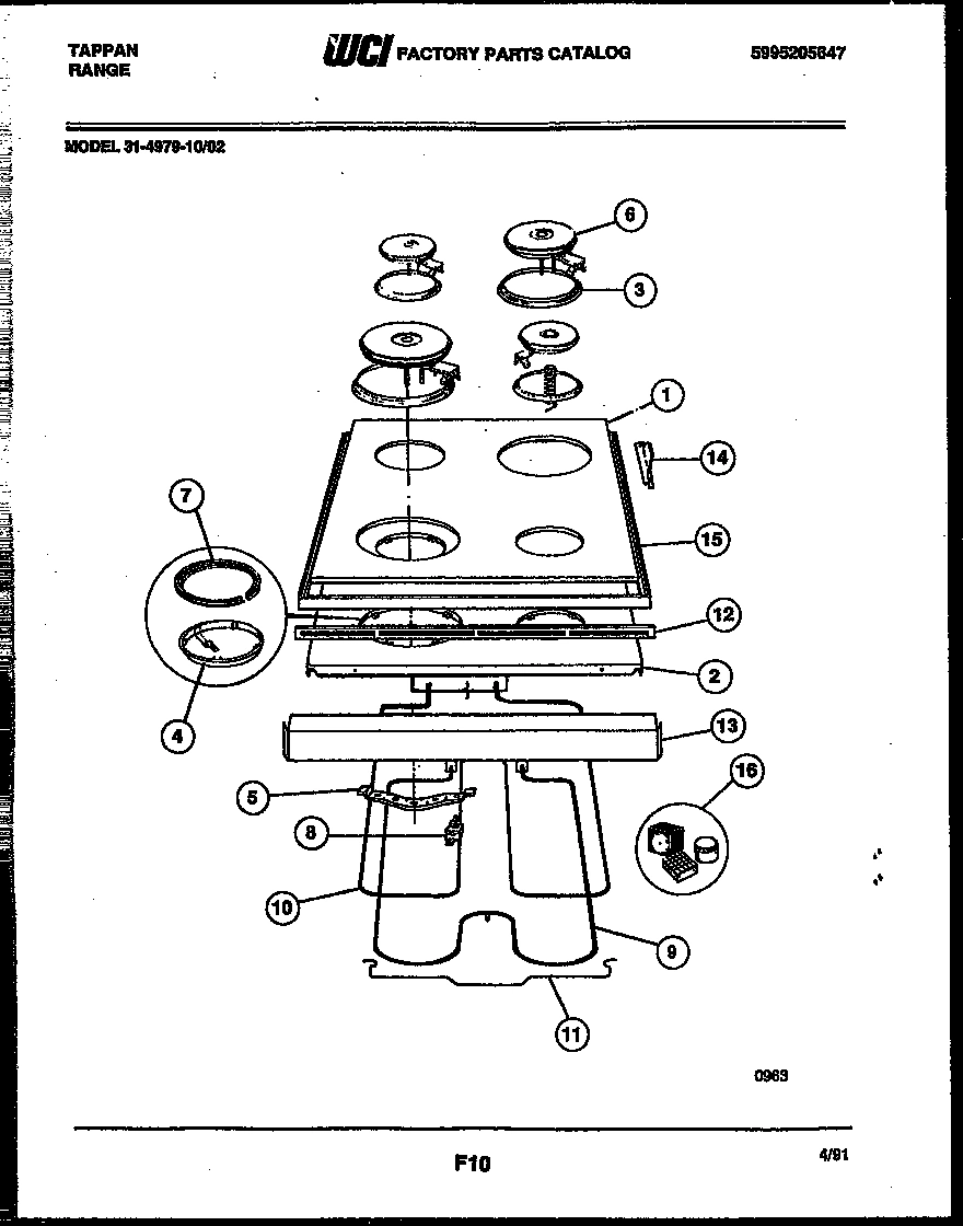 04 - COOKTOP AND BROILER PARTS