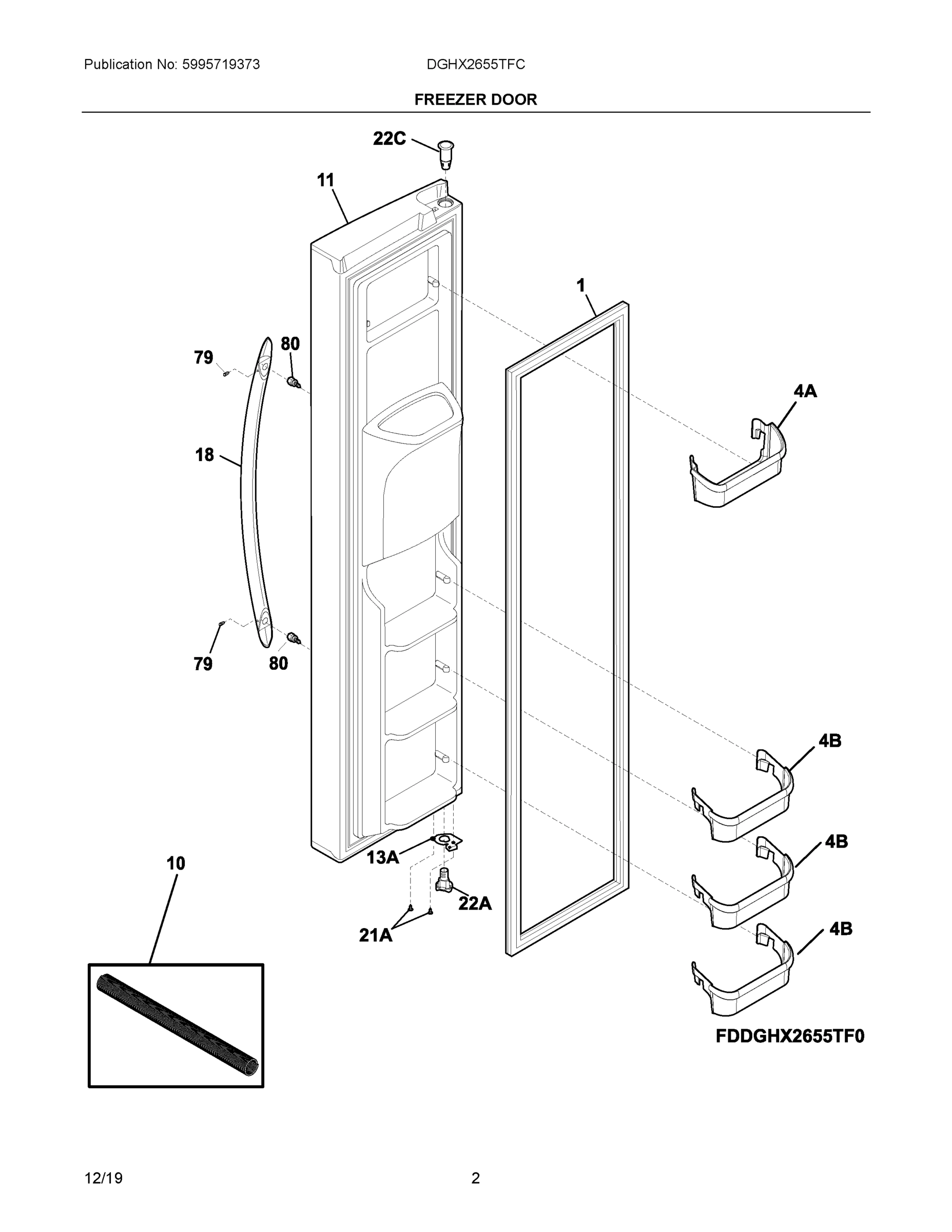02 - FREEZER DOOR