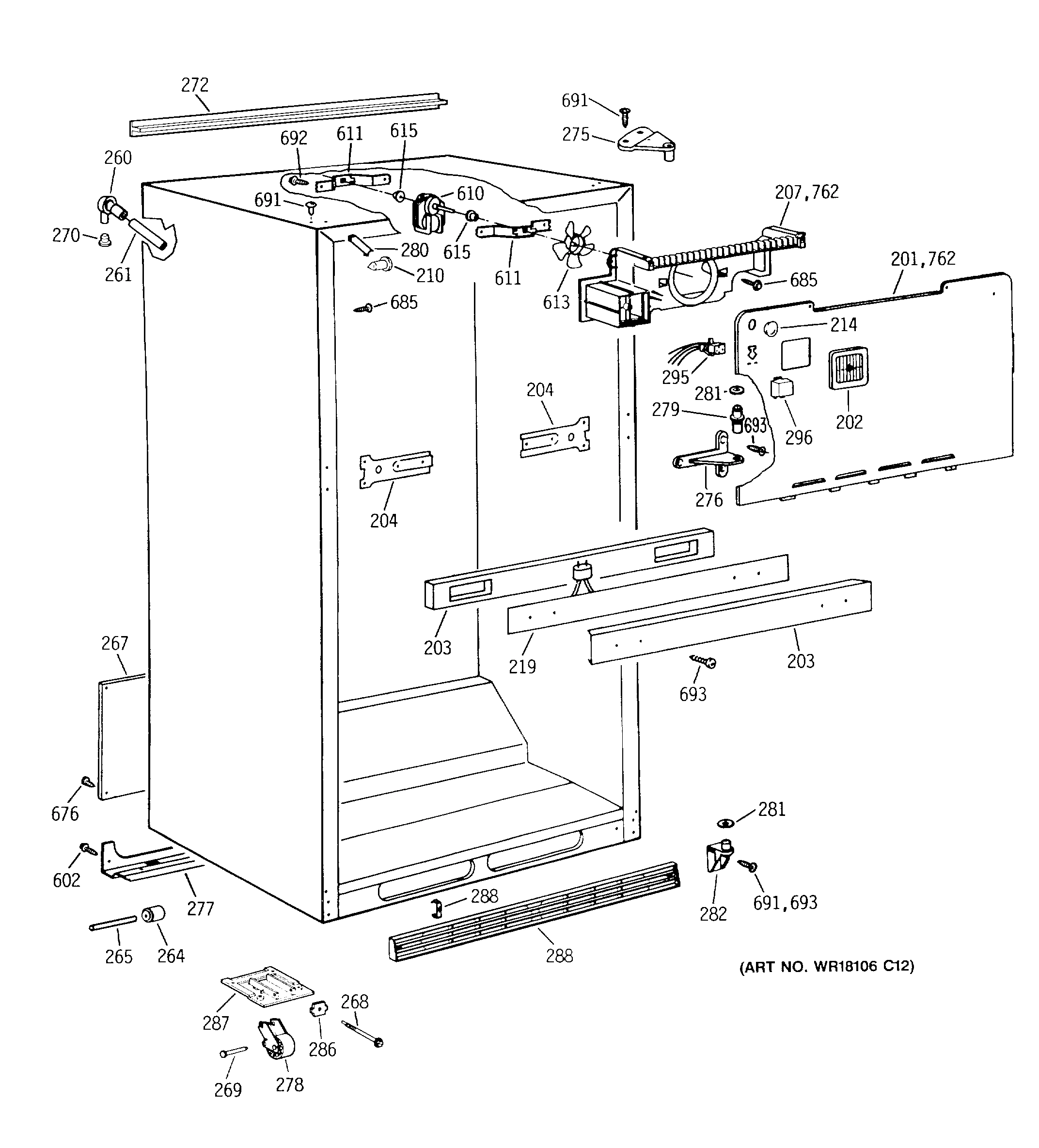 CABINET PARTS