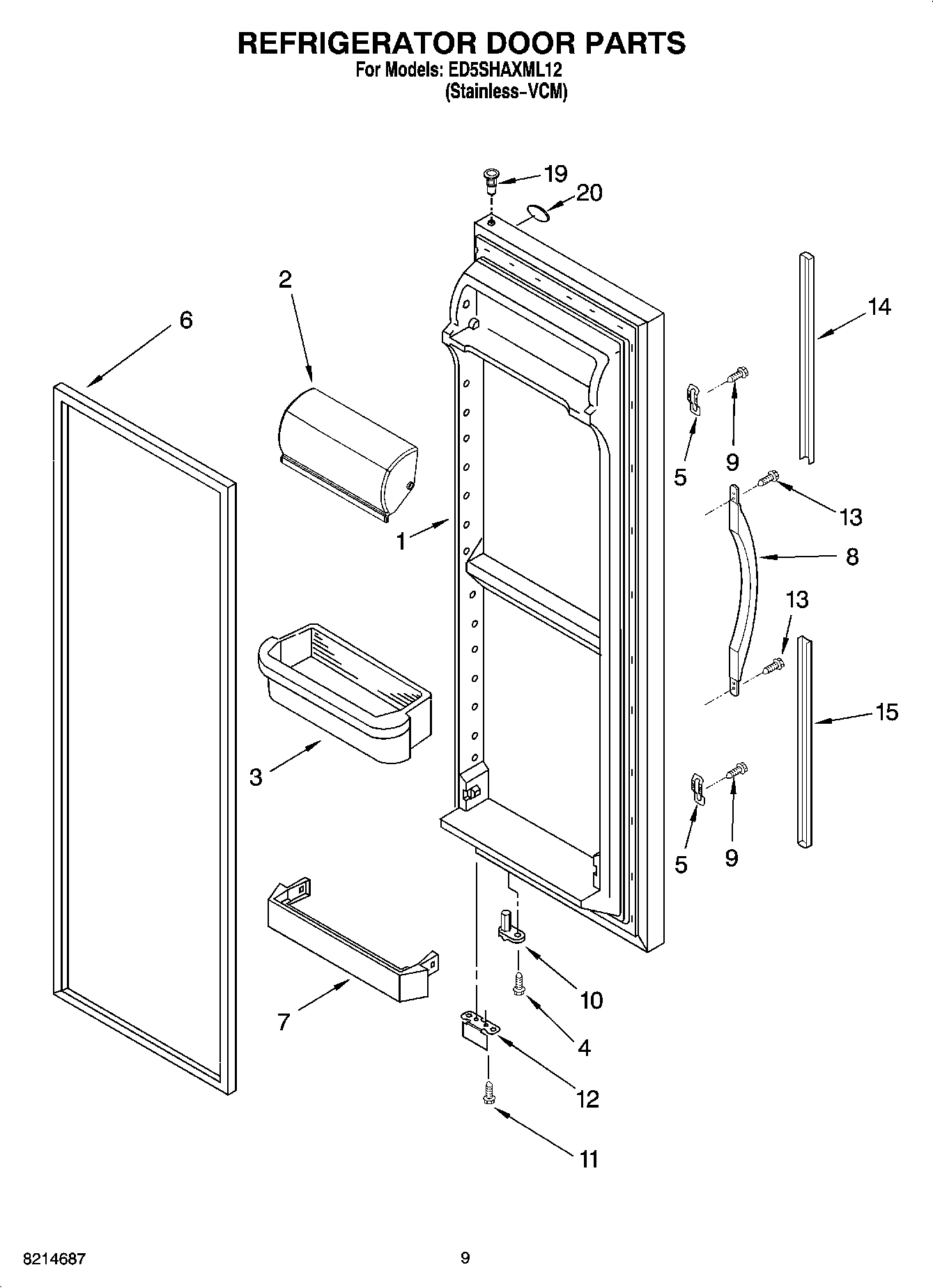 06 - REFRIGERATOR DOOR PARTS