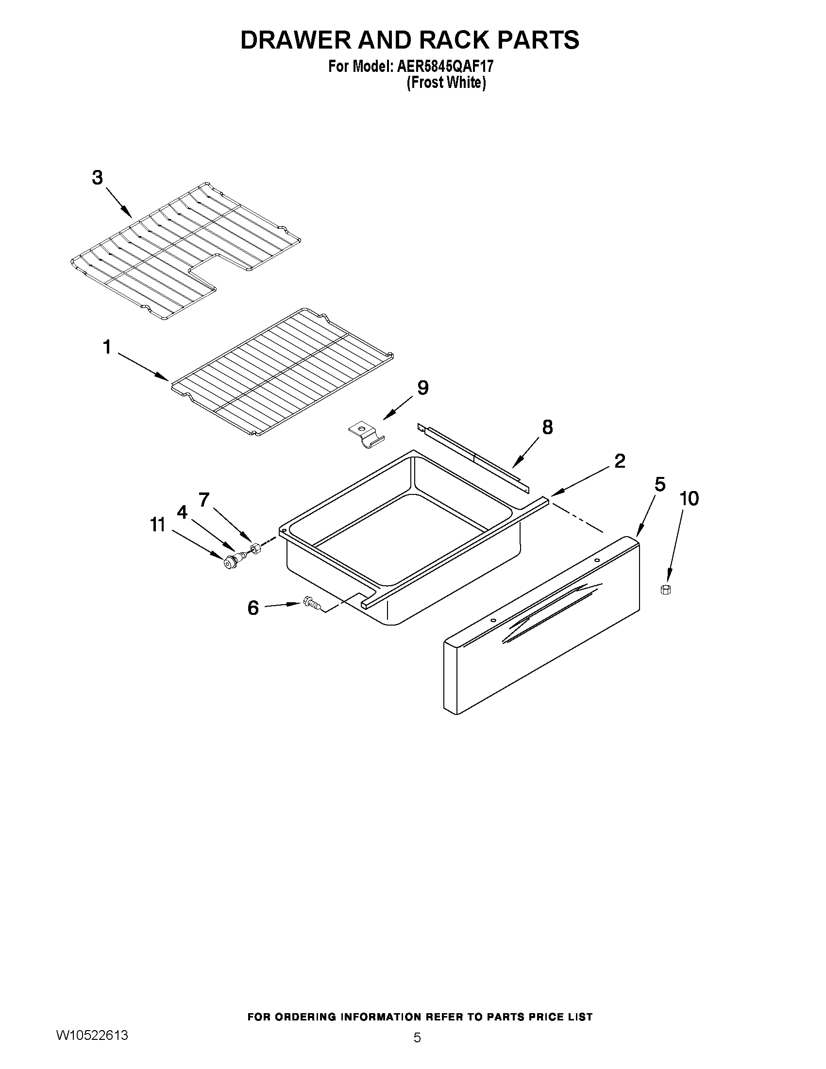 04 - DRAWER AND RACK PARTS