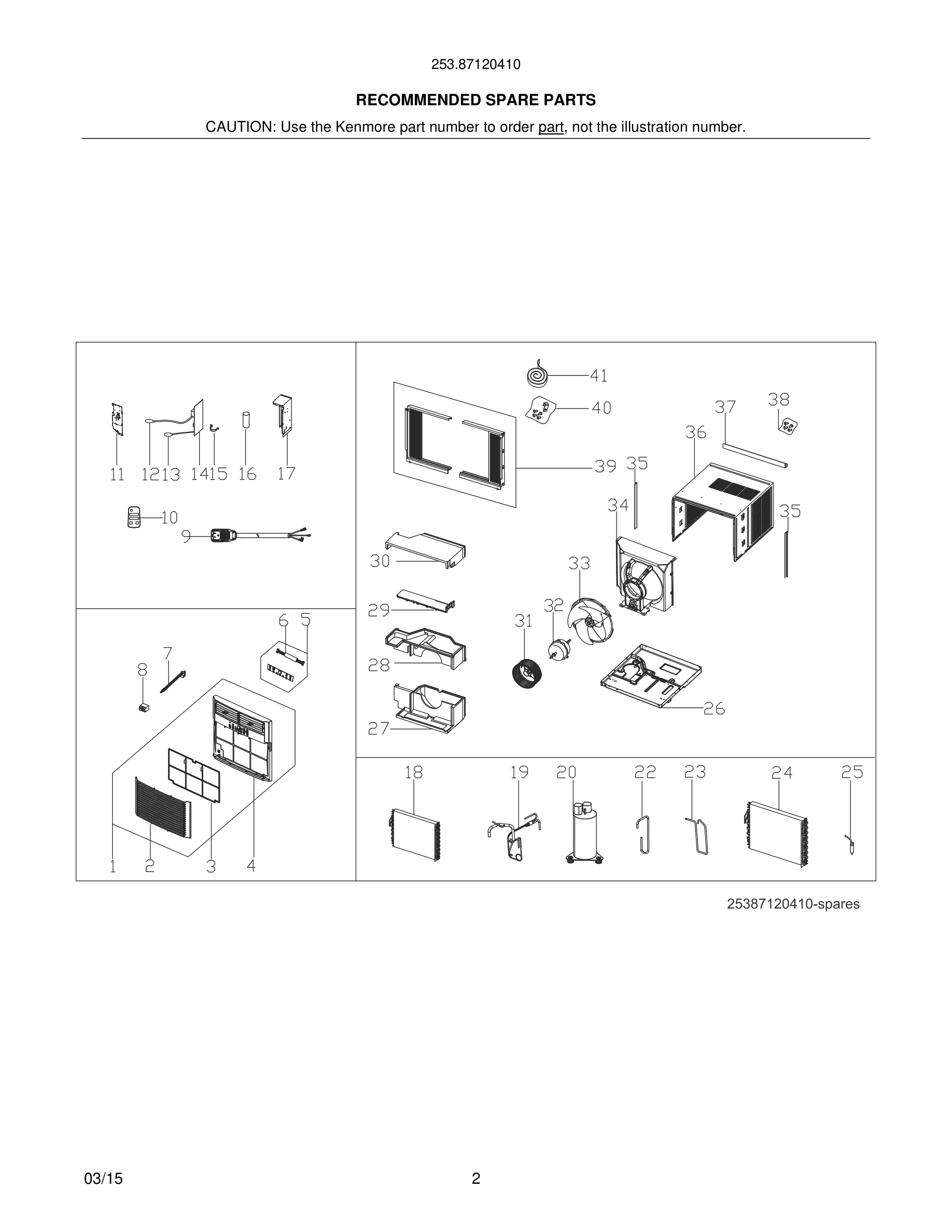 03 - RECOMMENDED SPARE PARTS