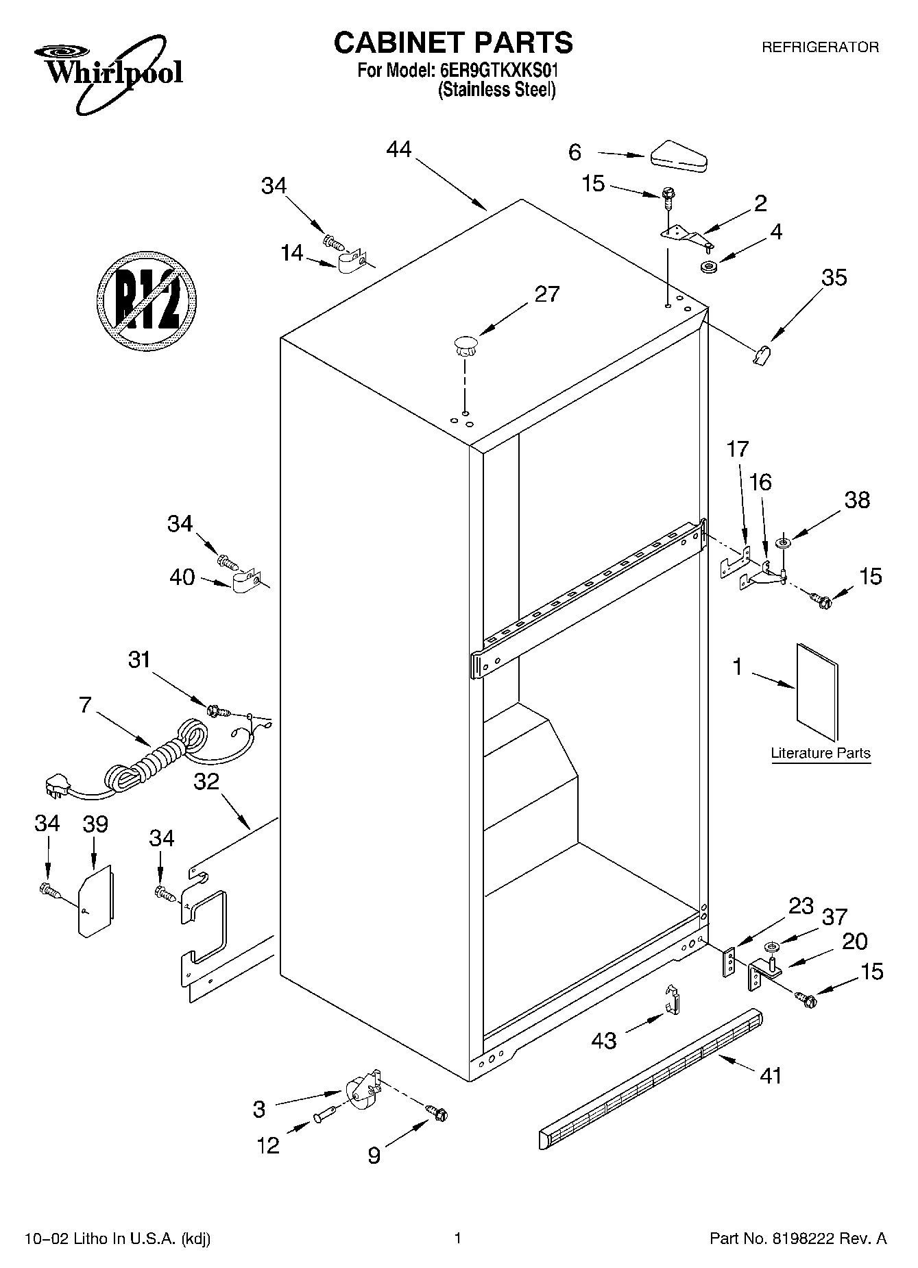 01 - CABINET, LITERATURE