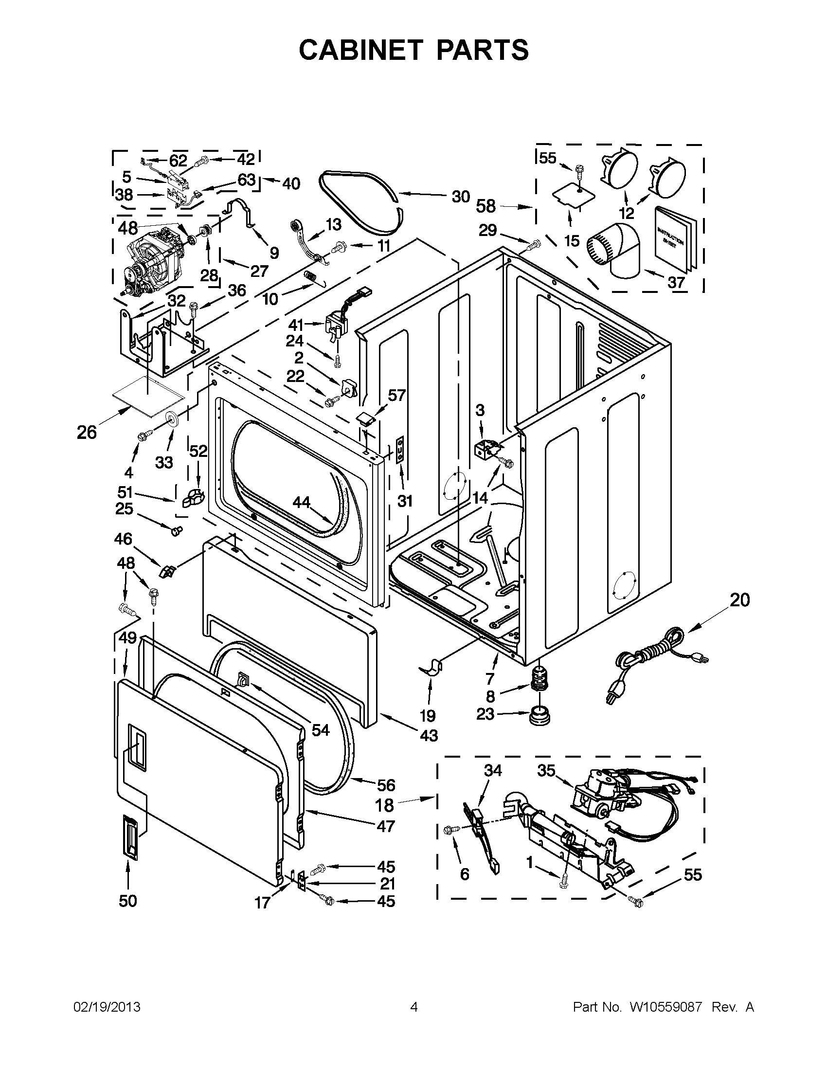 02 - CABINET PARTS
