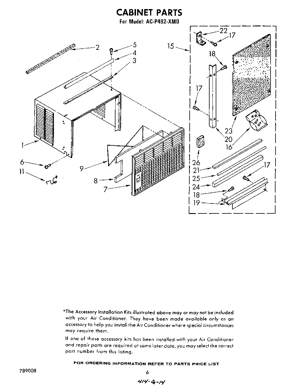 04 - CABINET PARTS