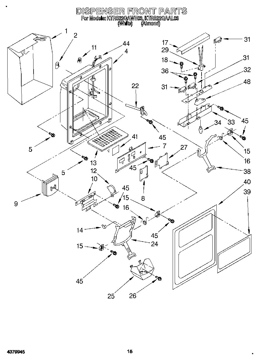 09 - DISPENSER FRONT
