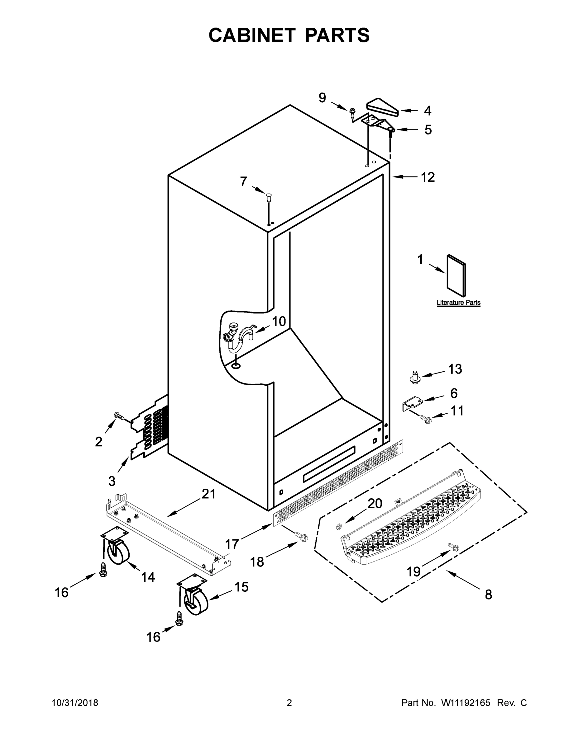 02 - CABINET PARTS
