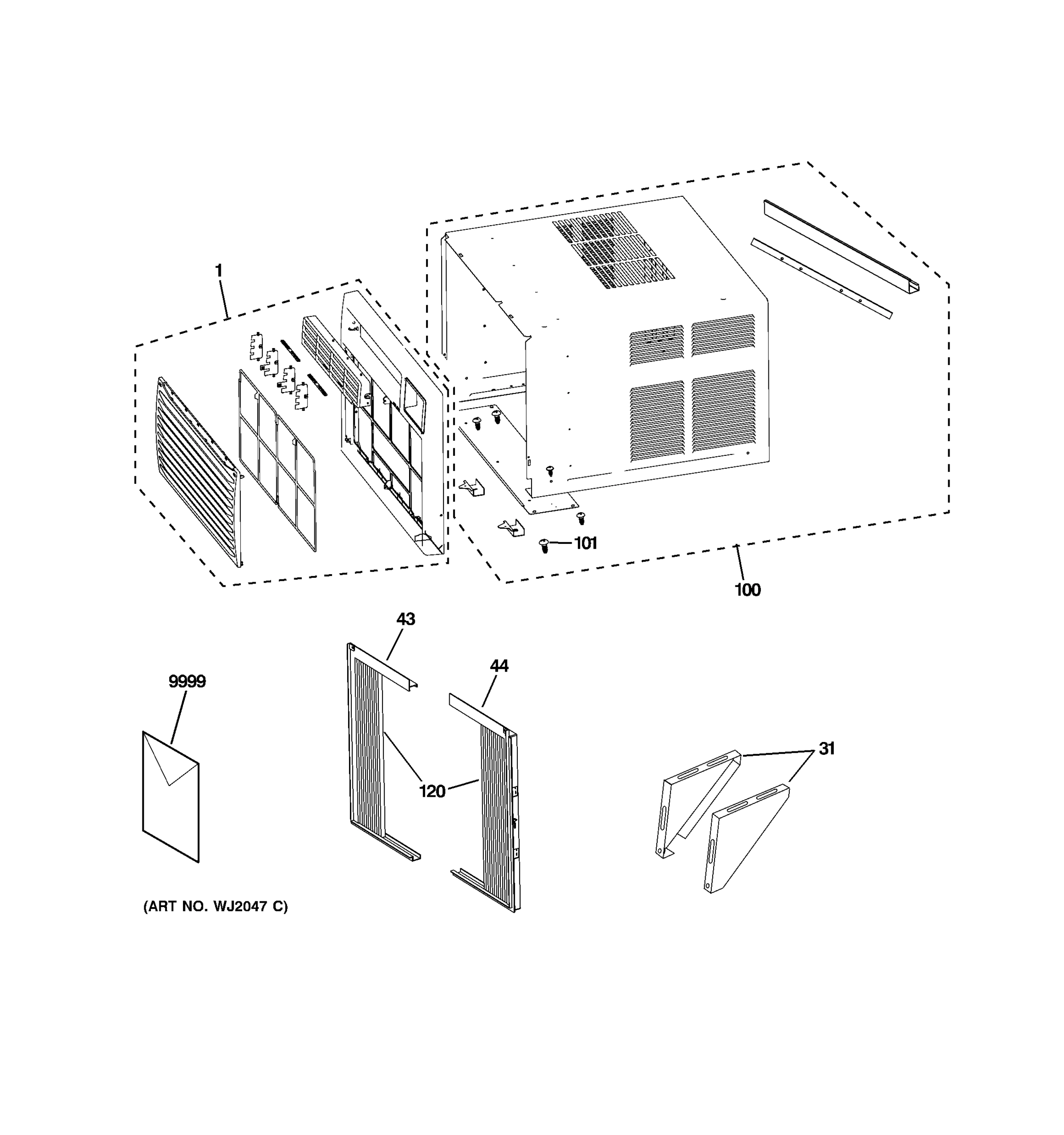 GRILLE & CHASSIS PARTS