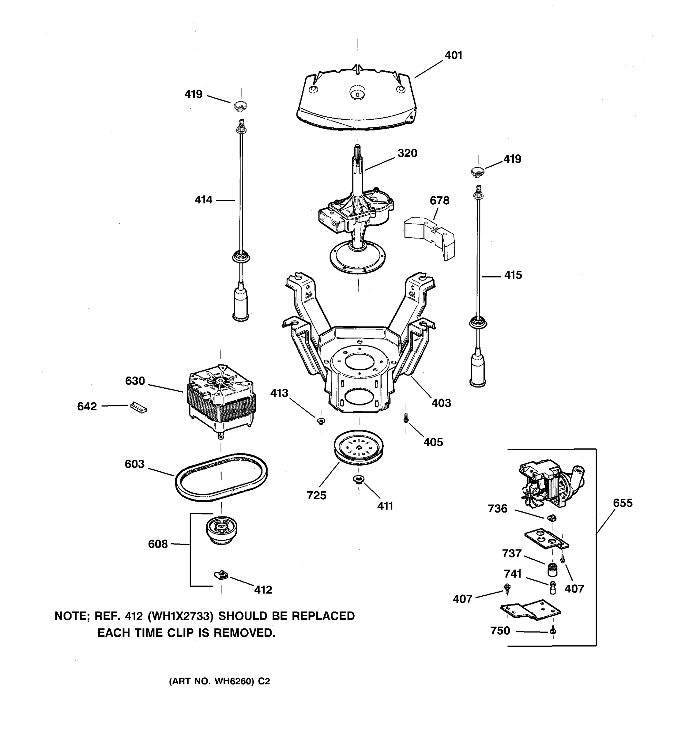 SUSPENSION, PUMP & DRIVE COMPONENTS