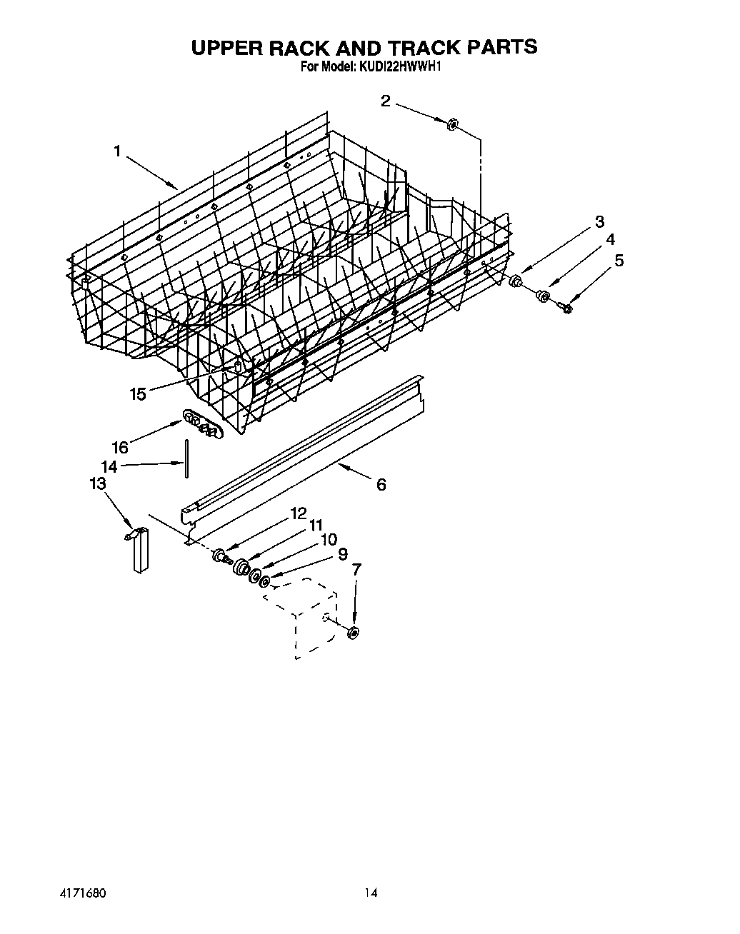 11 - UPPER RACK AND TRACK