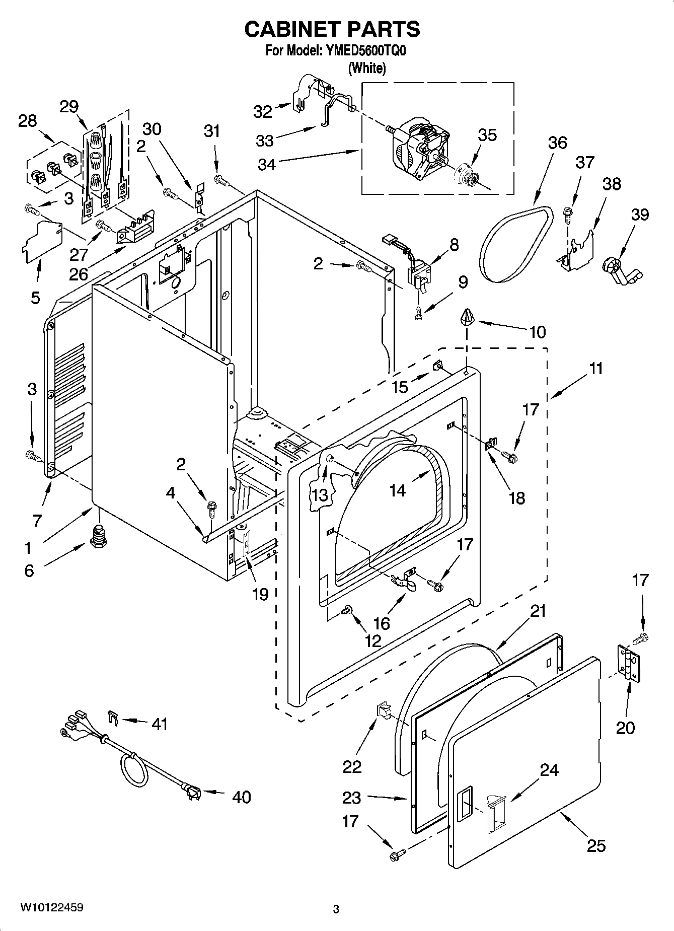 02 - CABINET PARTS