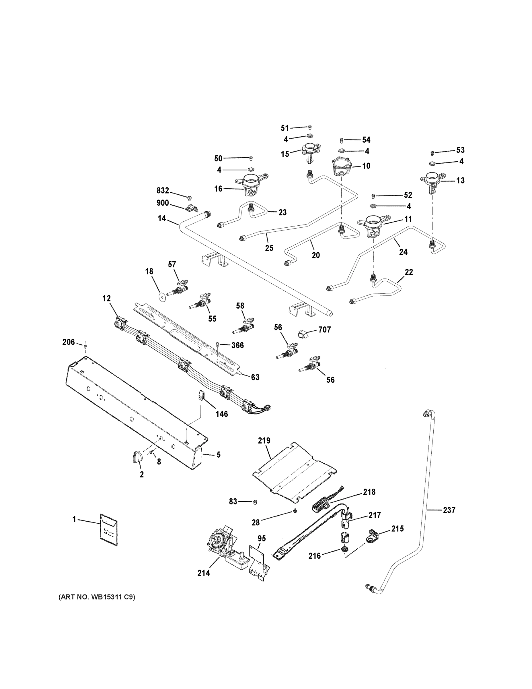 GAS & BURNER PARTS